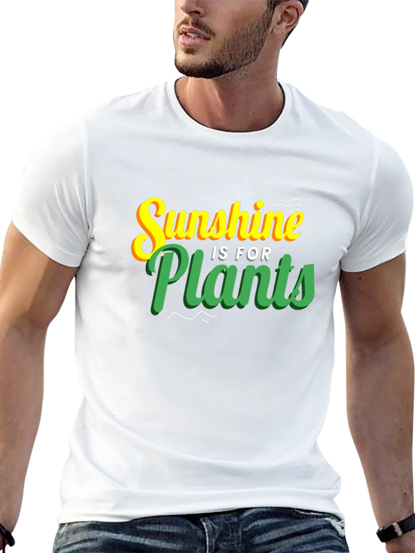 Sunshine is for Plants Graphic T-Shirt