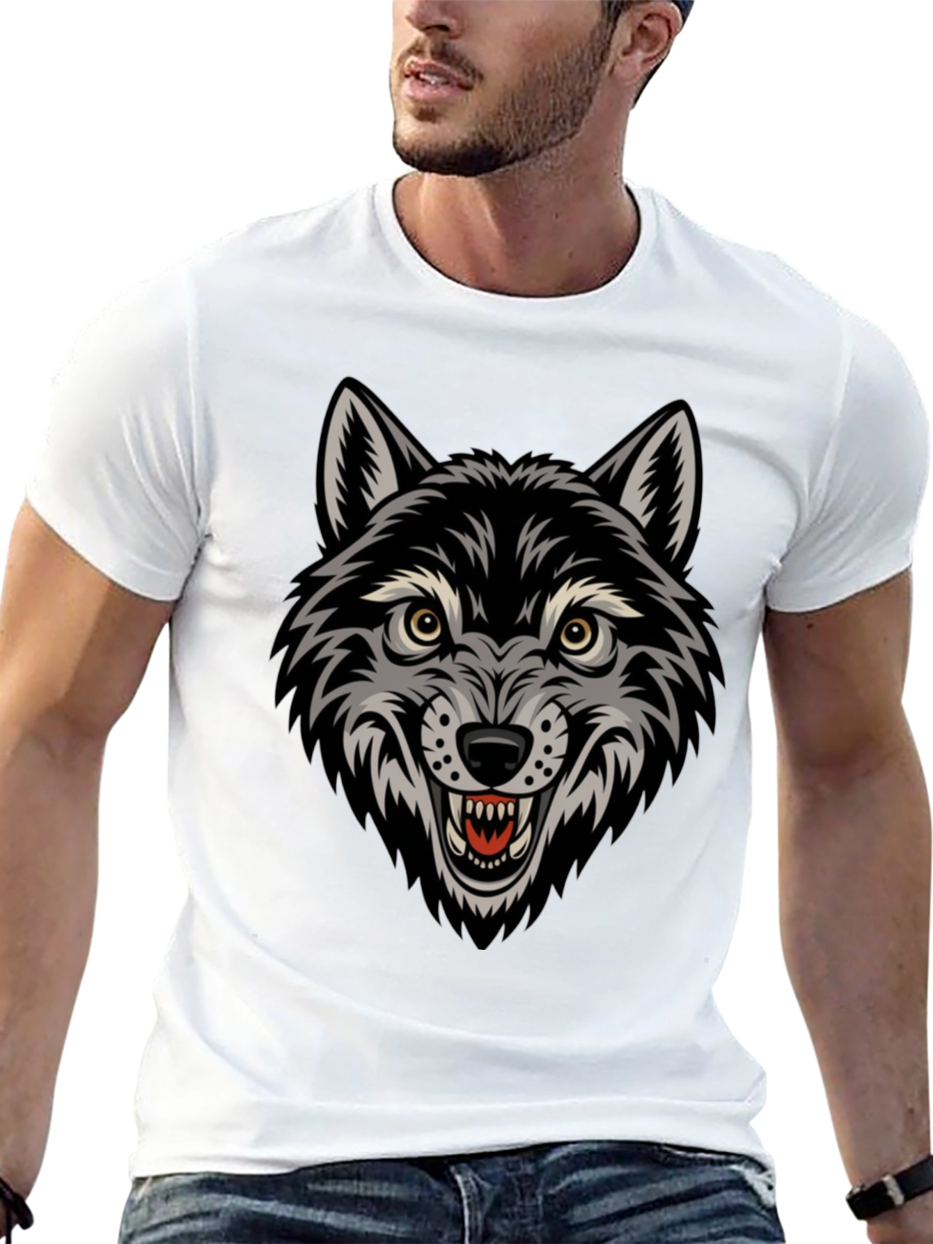 Wolf Graphic Tee - Fierce Style