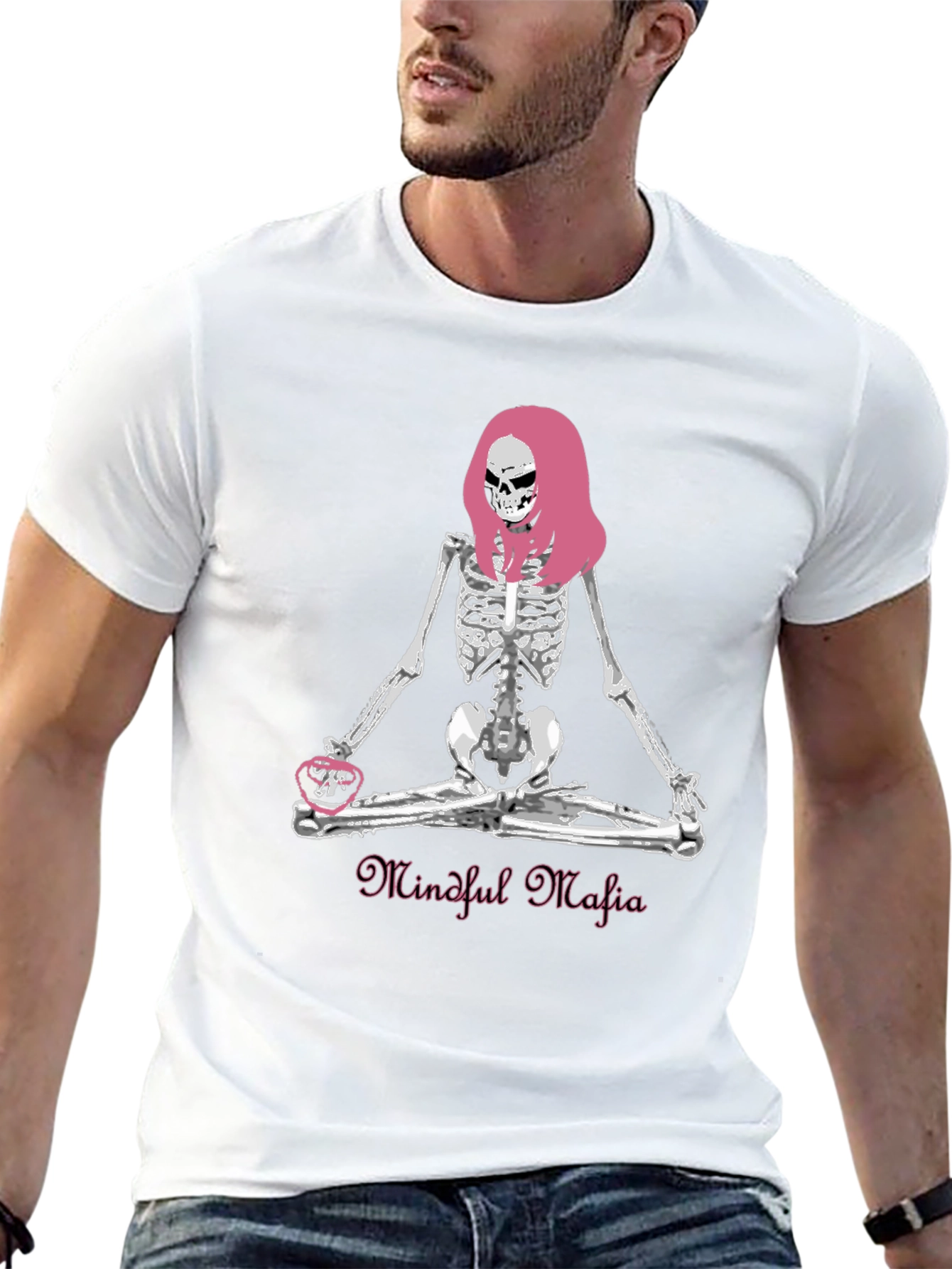 Mindful Mafia Skeleton T-Shirt