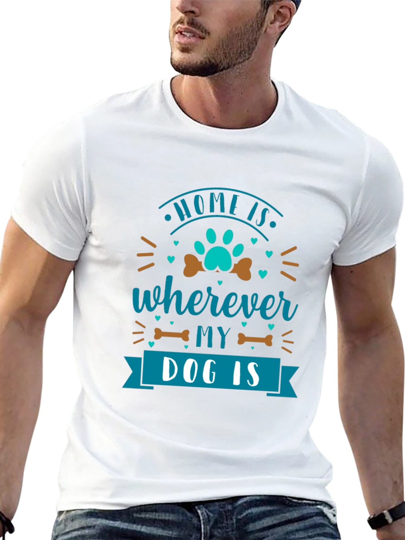 Home Is Wherever My Dog Is T-Shirt