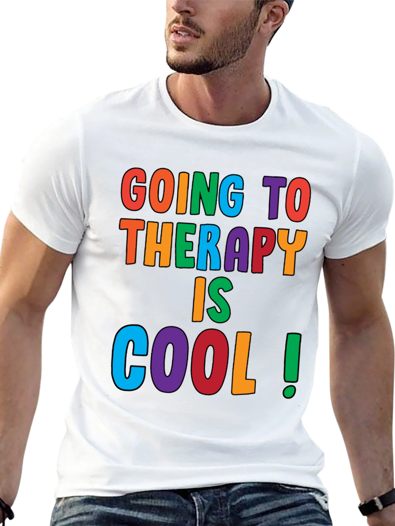 Therapy Is Cool Graphic Tee - Comfort Fit