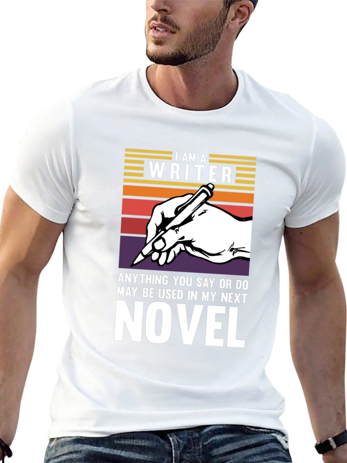 I am a Writer Novel T-Shirt