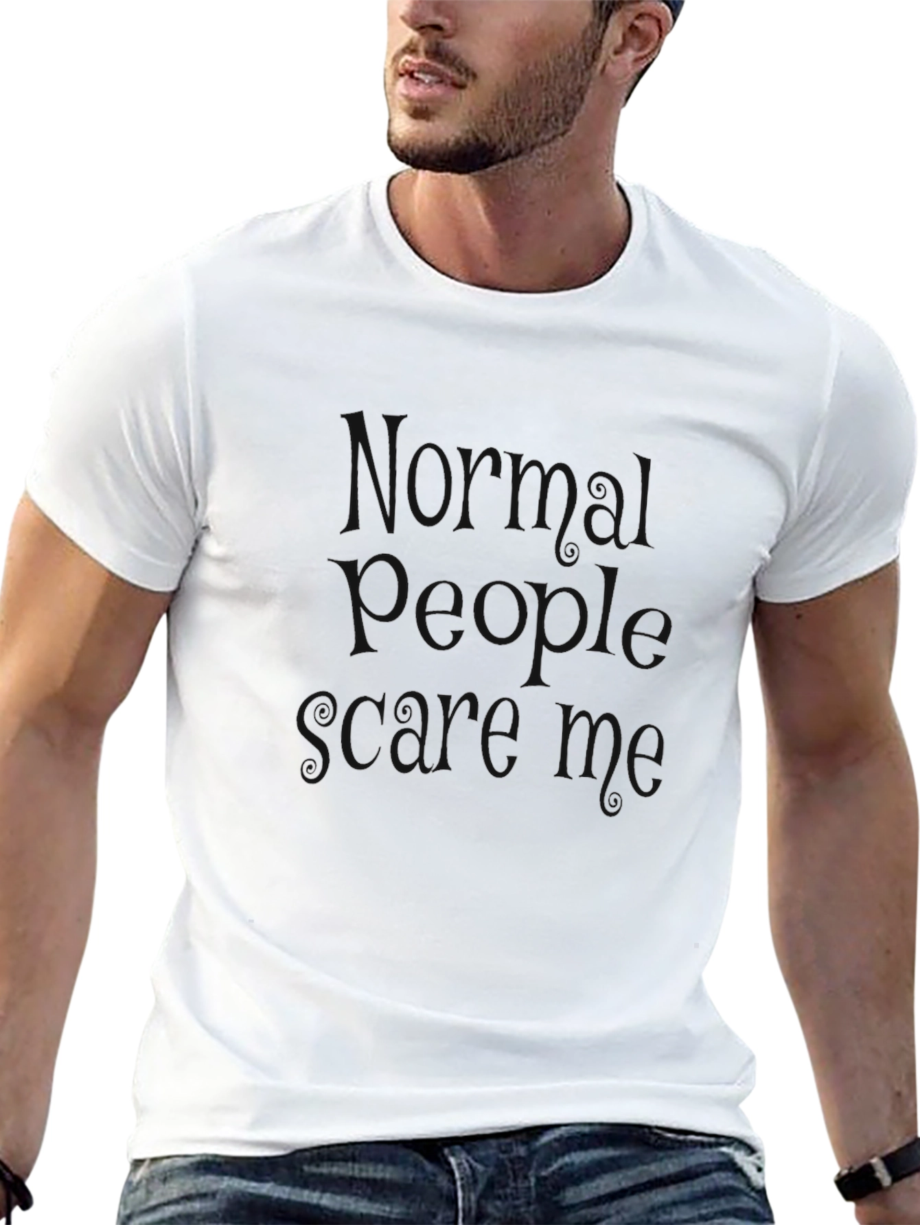 Mens Casual Black Short Sleeve T-Shirt