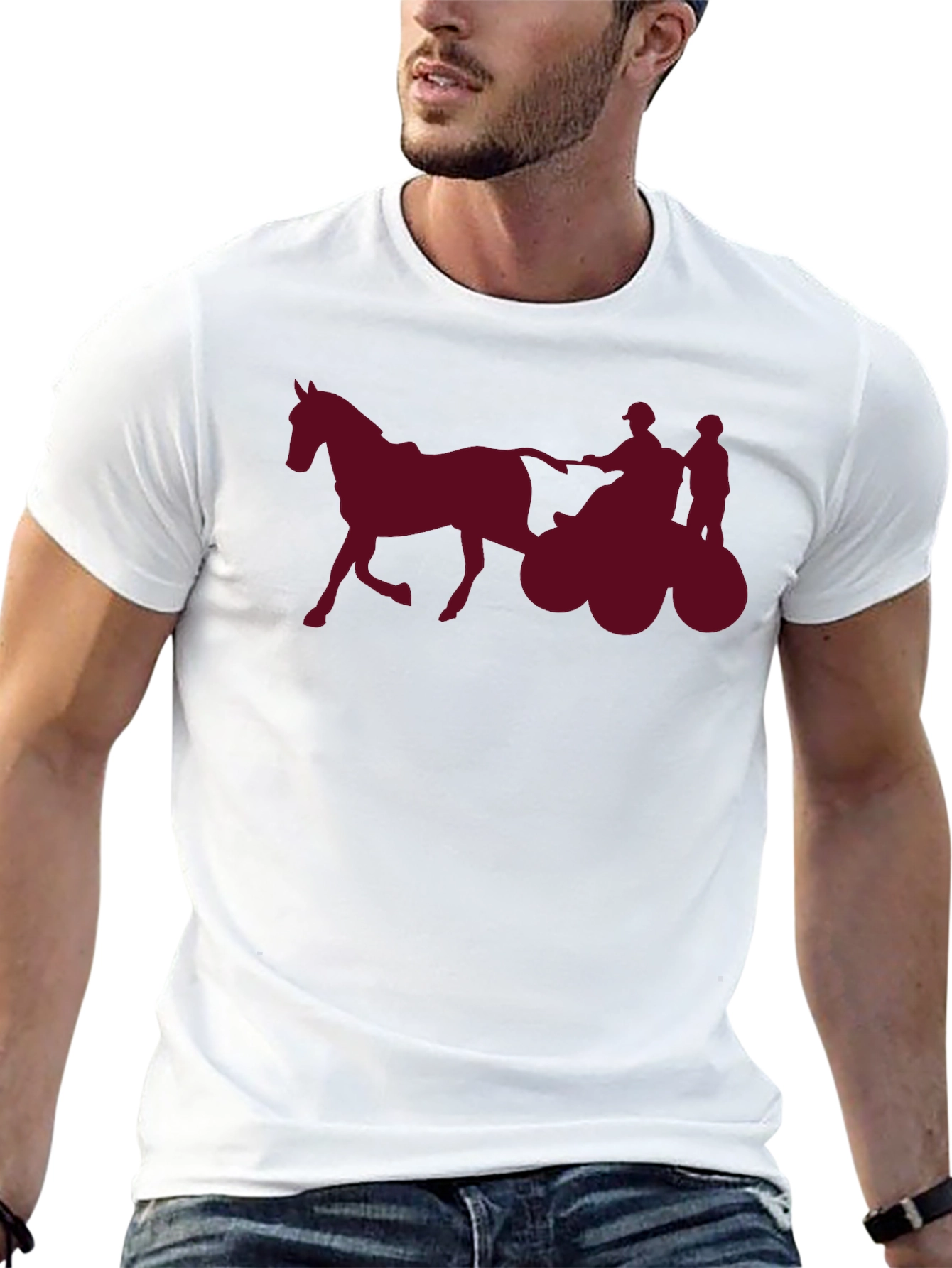 Horse Drawn Carriage Graphic Tee