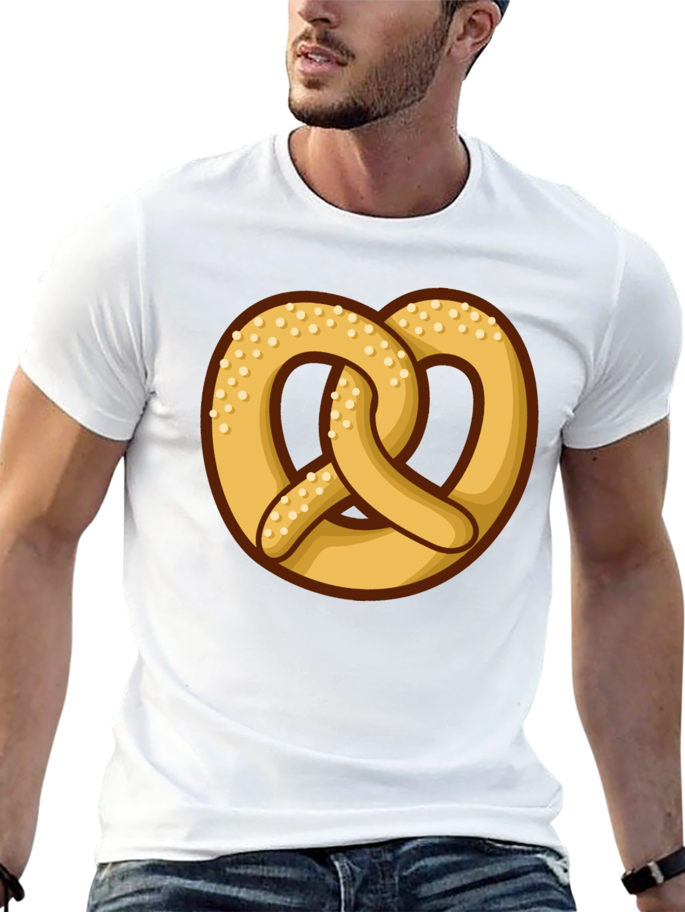 Pretzel Graphic Tee - Soft Cotton Comfort