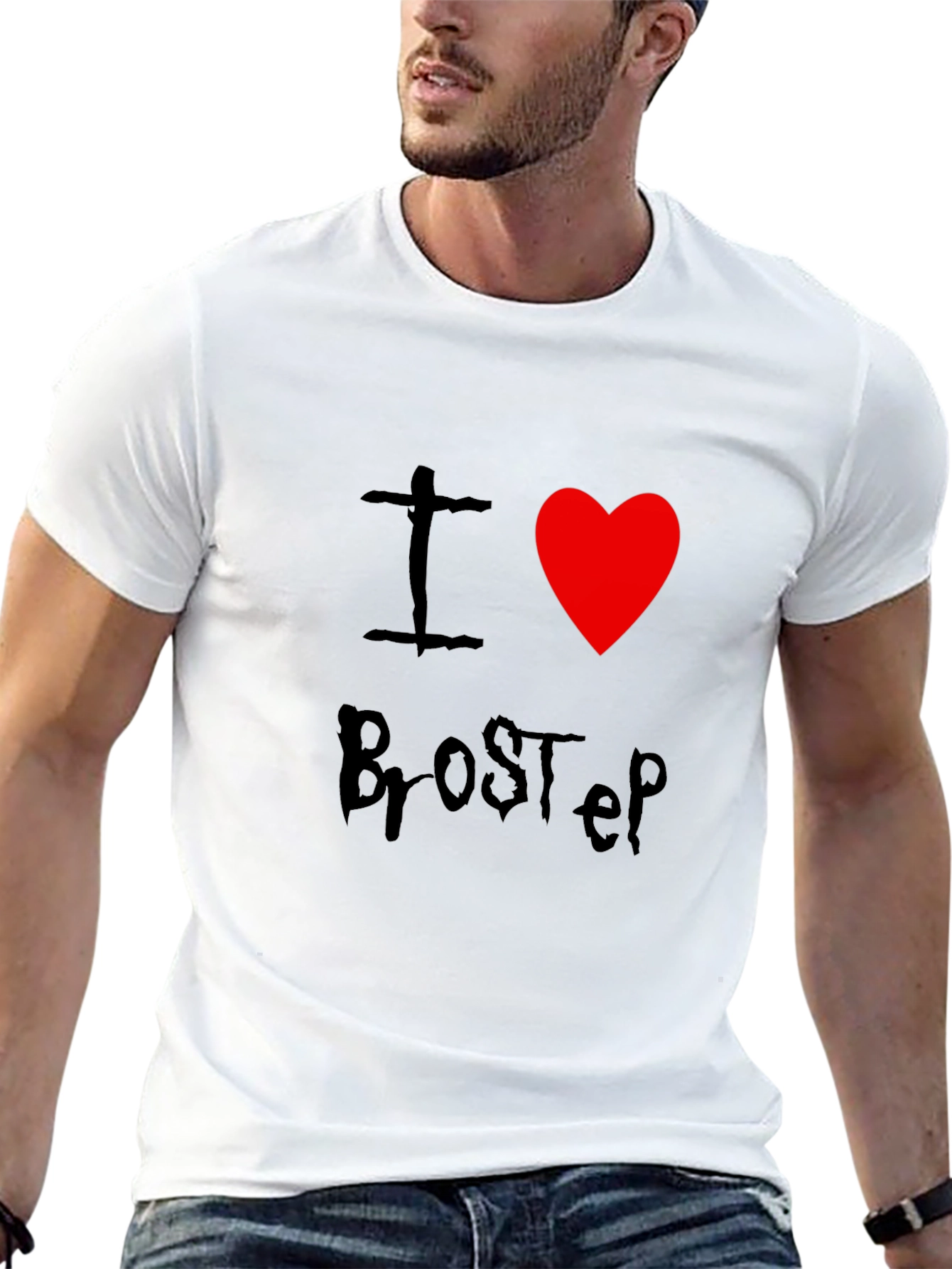 I Heart Brostep Black Tee