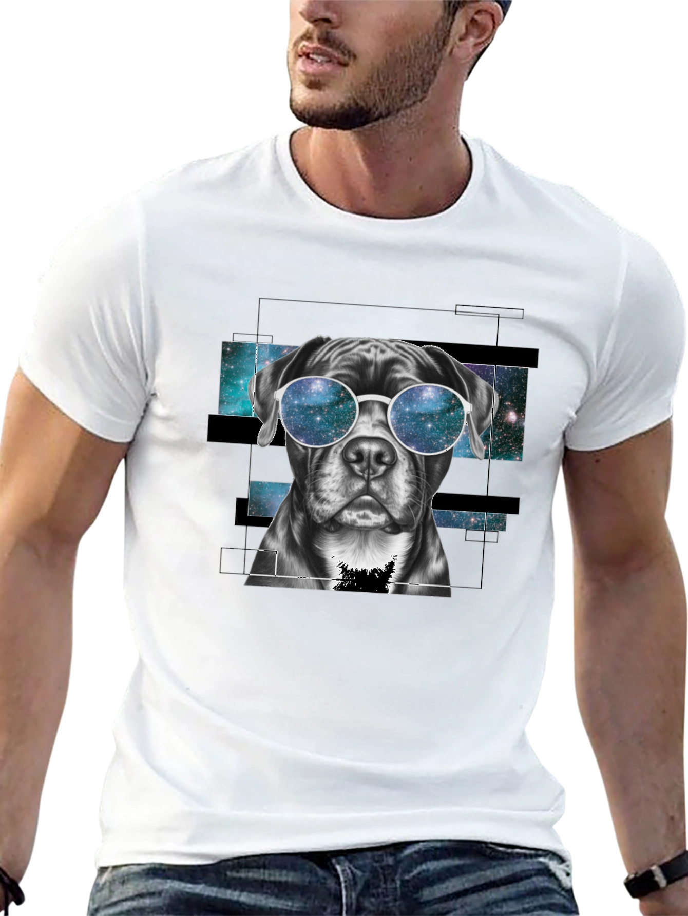 Cool Dog Graphic T-Shirt
