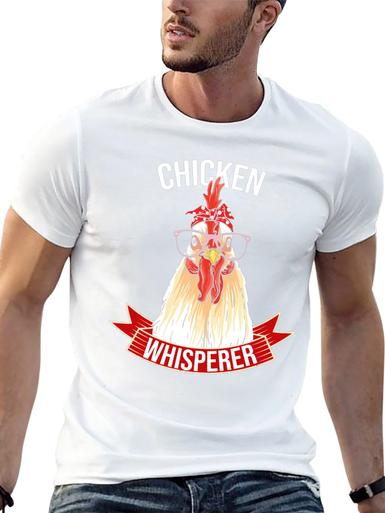 Chicken Whisperer T-Shirt Funny Animal Lover Tee