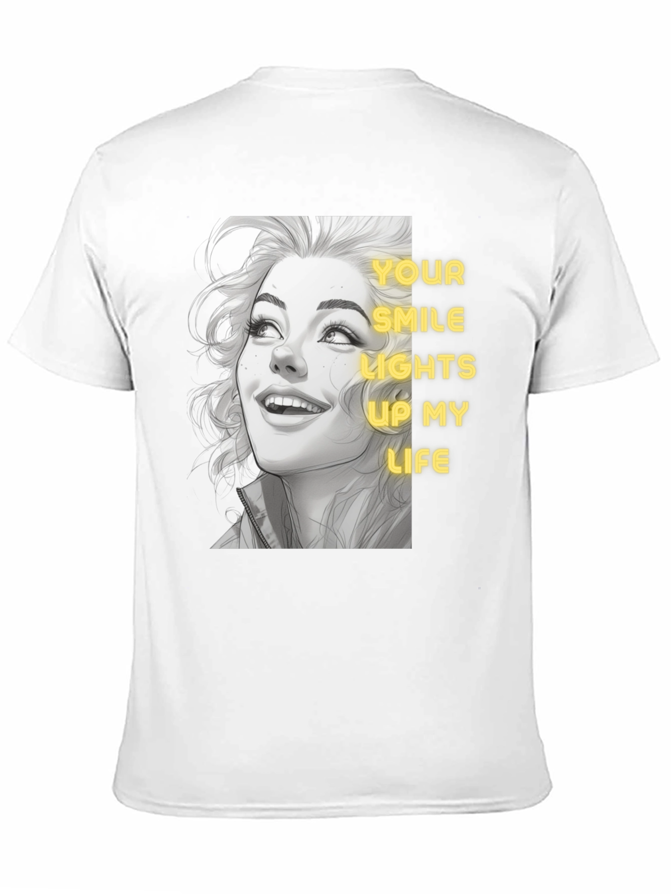 Smile Lights Up My Life Graphic Tee