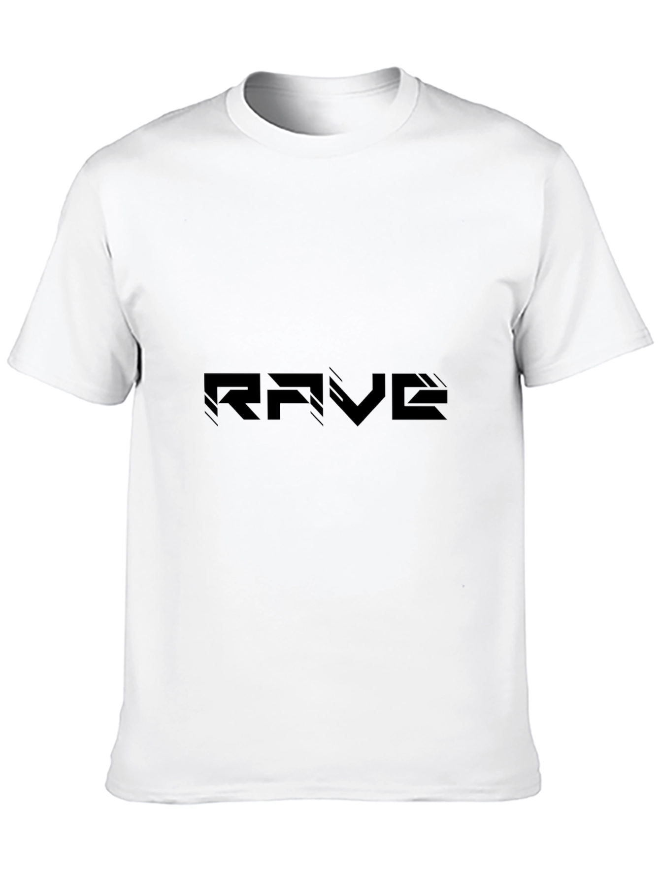 Rave Graphic Black T-Shirt | Modern Design