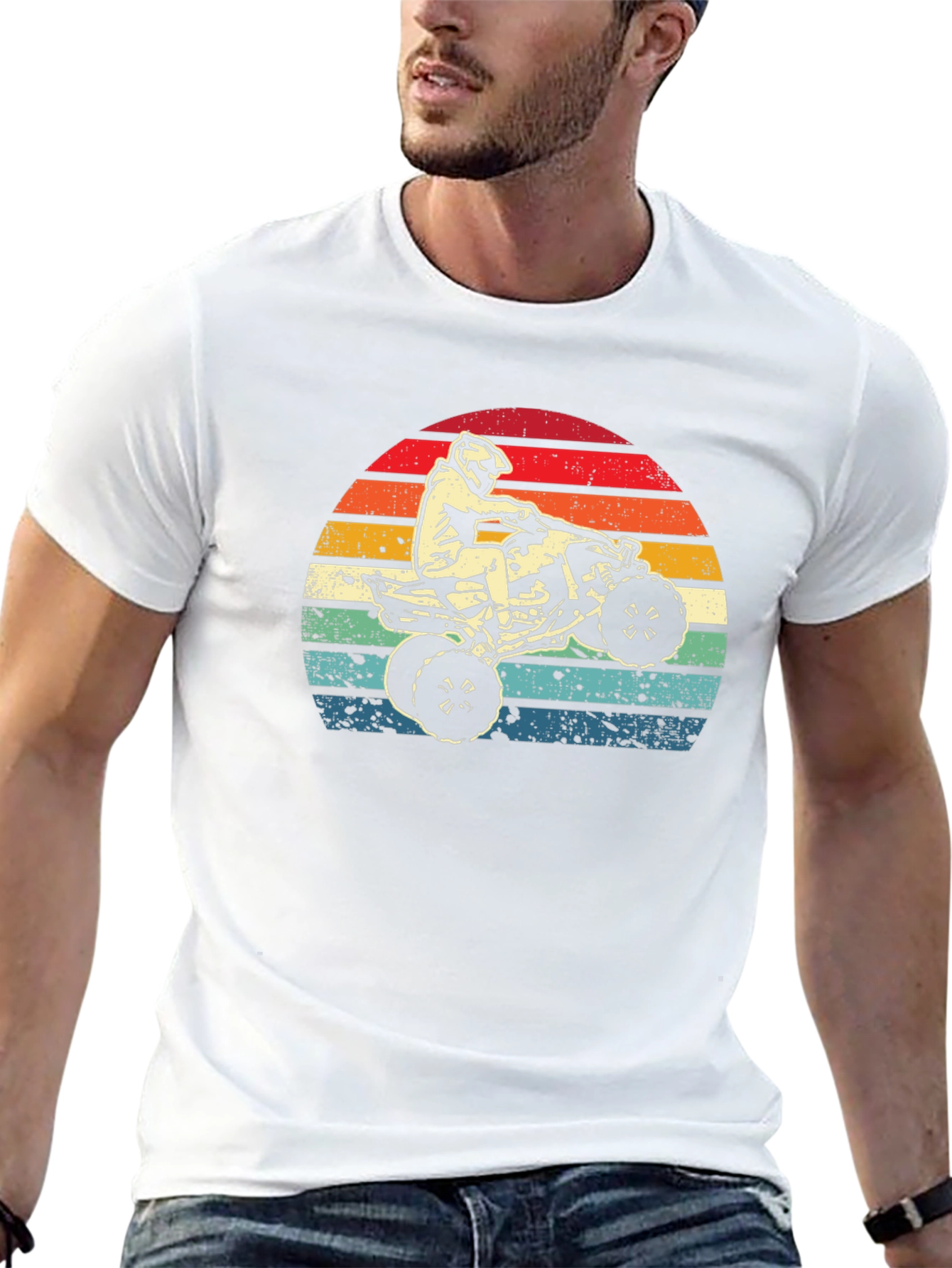 ATV Sunset Graphic T-Shirt