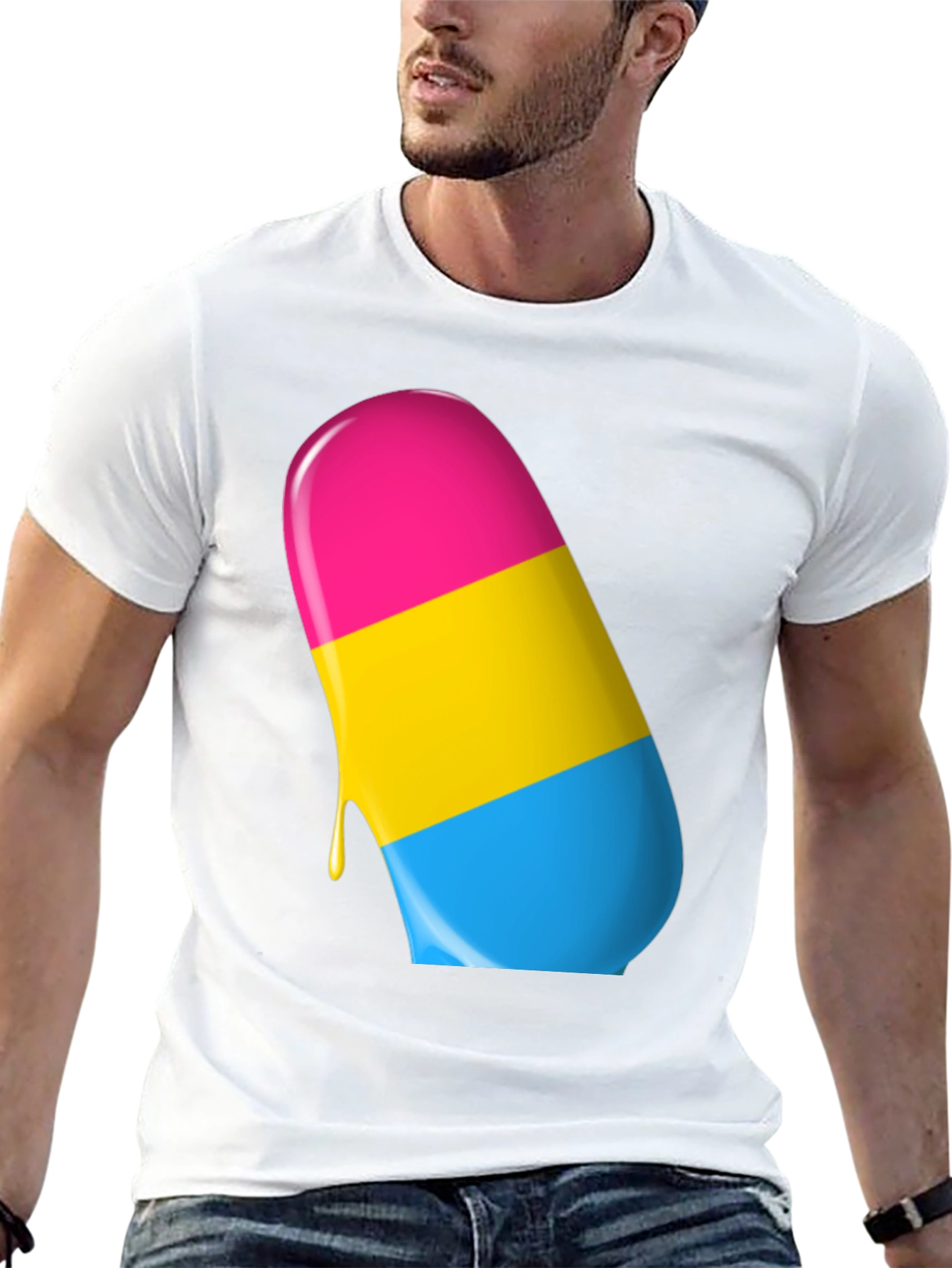 Pan Pride Popsicle Graphic Tee