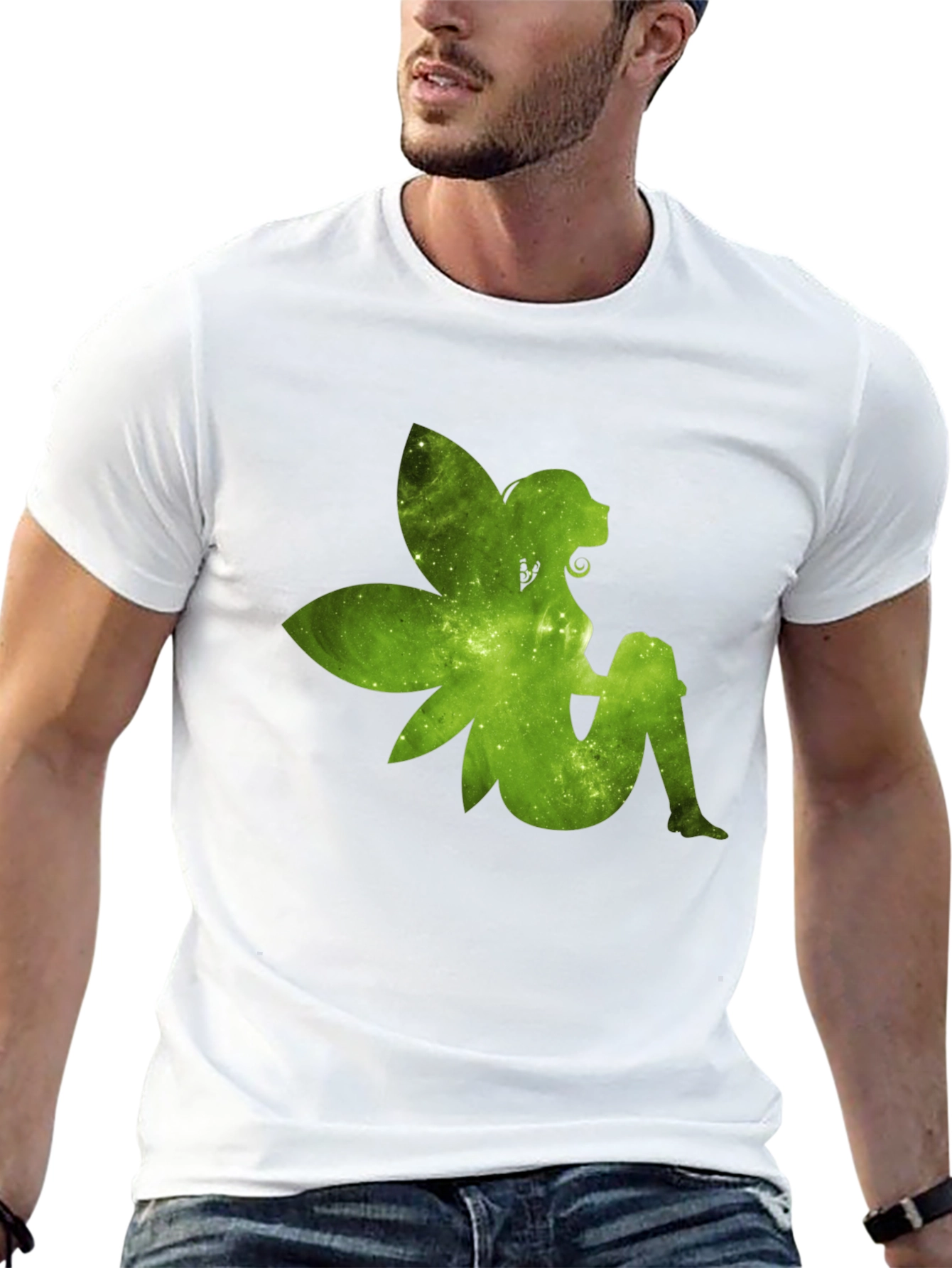 Fairy Silhouette T-Shirt - Unique Graphic Tee
