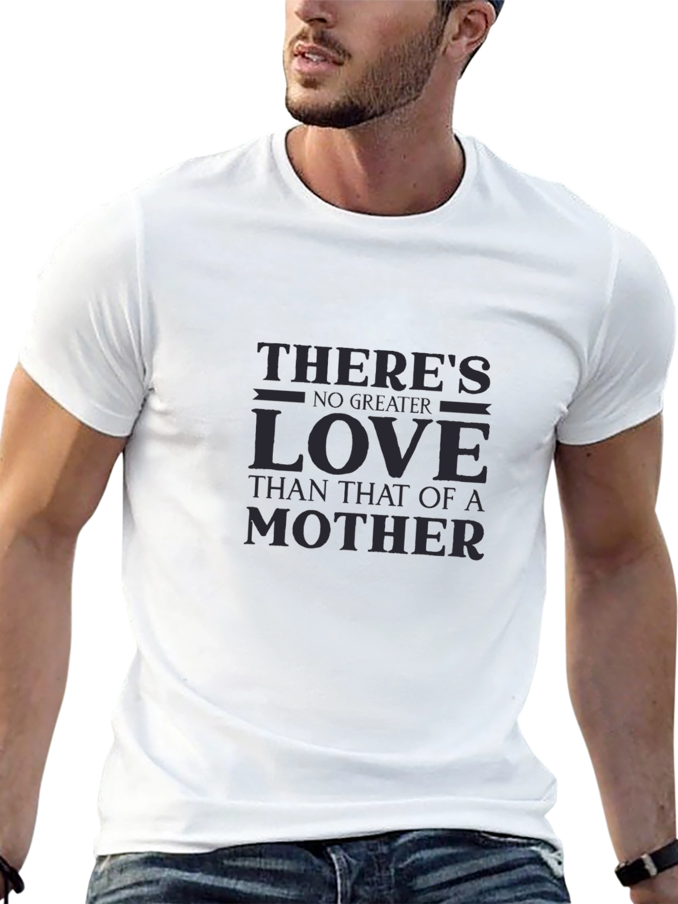 Mothers Love Graphic T-Shirt - Black