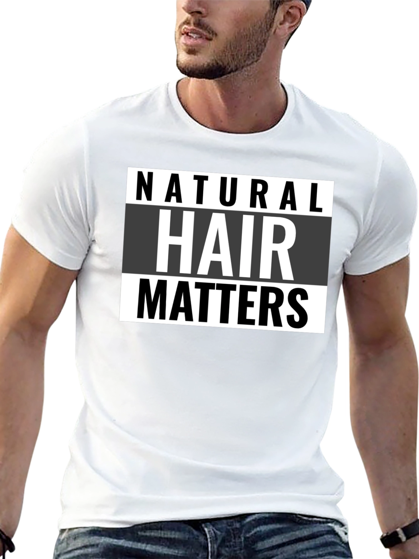 Natural Hair Matters Black T-Shirt