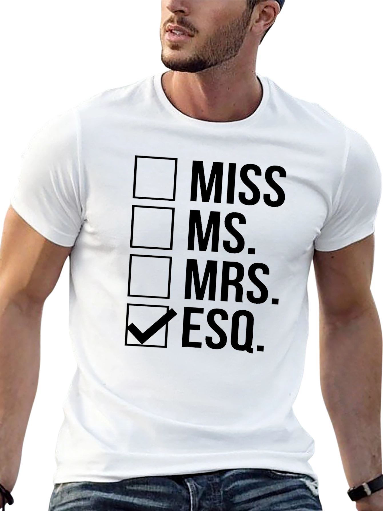 Esquire Checklist T-Shirt - Lawyer Gift