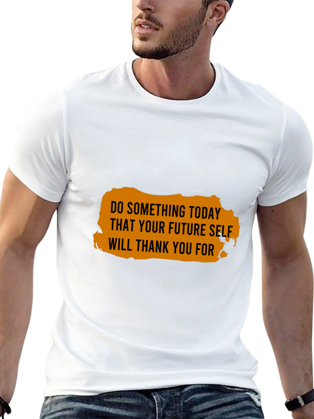Motivational Graphic Tee - Future Self Gratitude