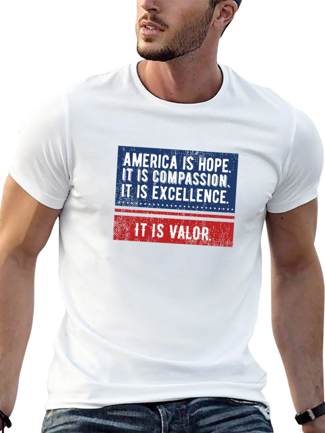 America: Hope Compassion Valor T-Shirt