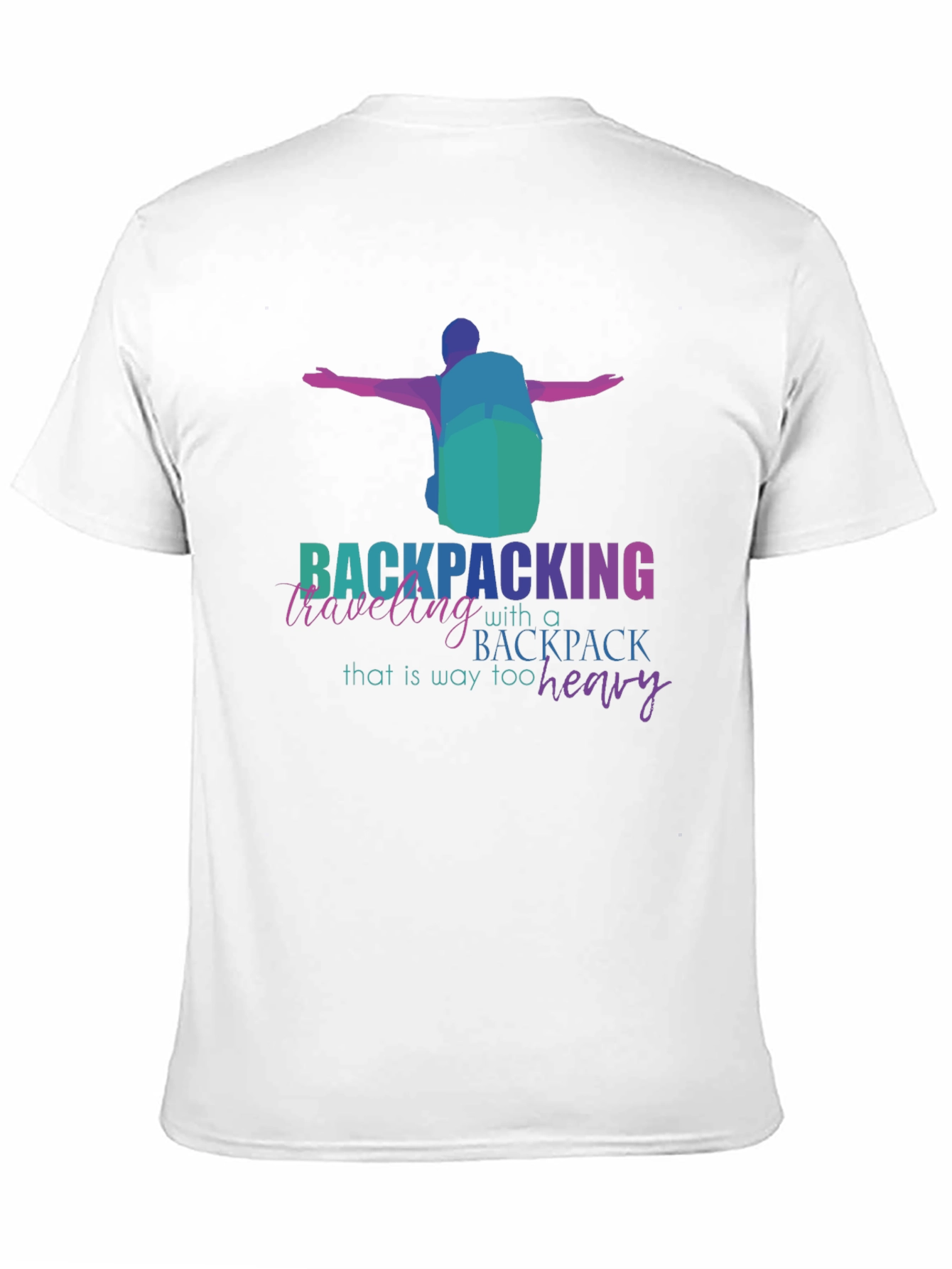 Backpacking Too Heavy Graphic T-Shirt
