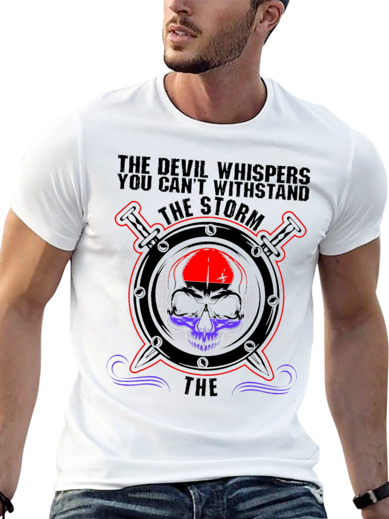 Devil Whispers Storm T-Shirt