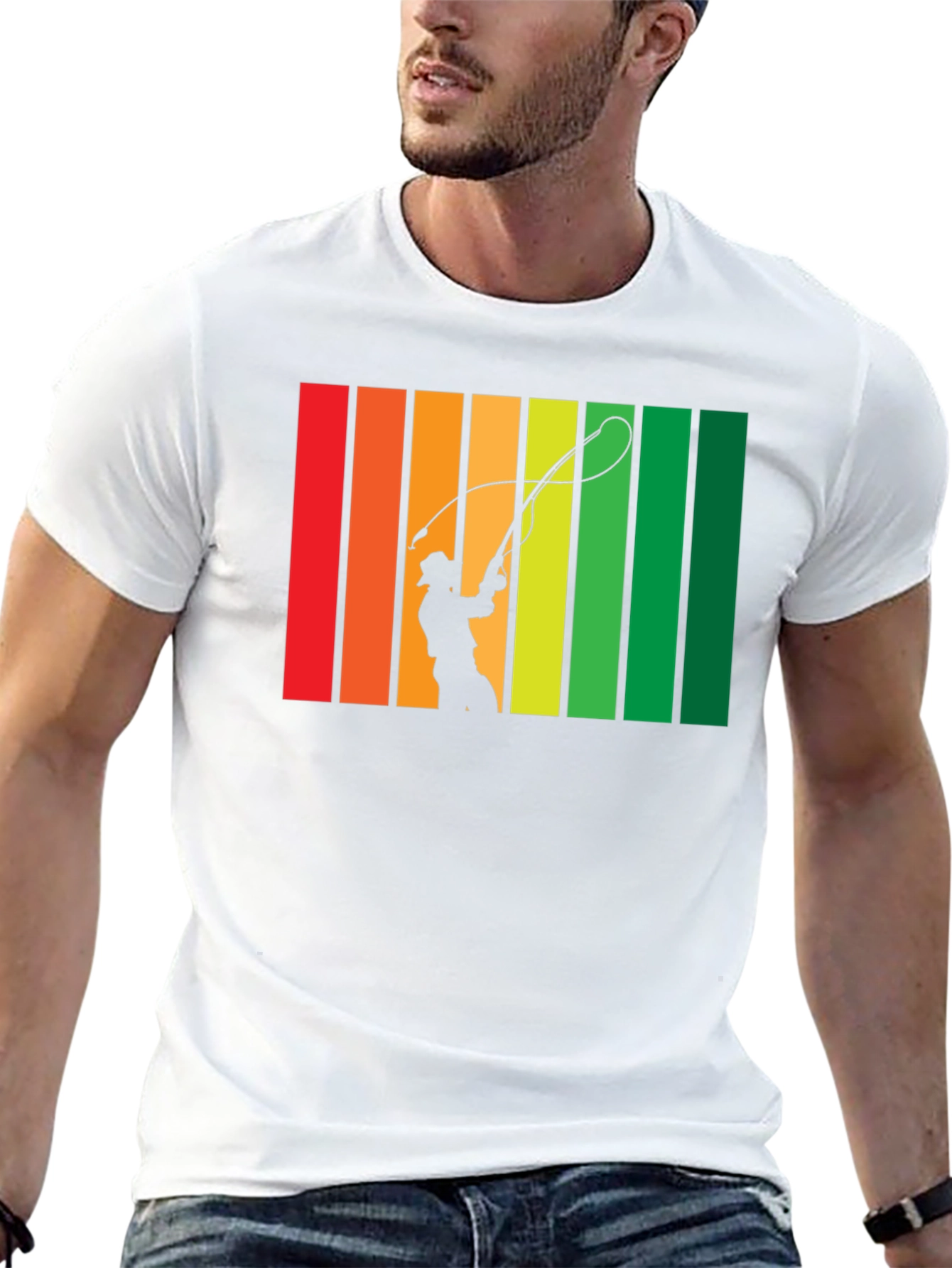 Retro Silhouette Whip Cracking T-Shirt