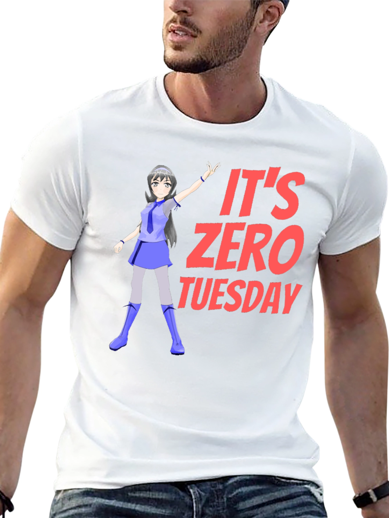 Its Zero Tuesday T-Shirt Anime Girl Tee