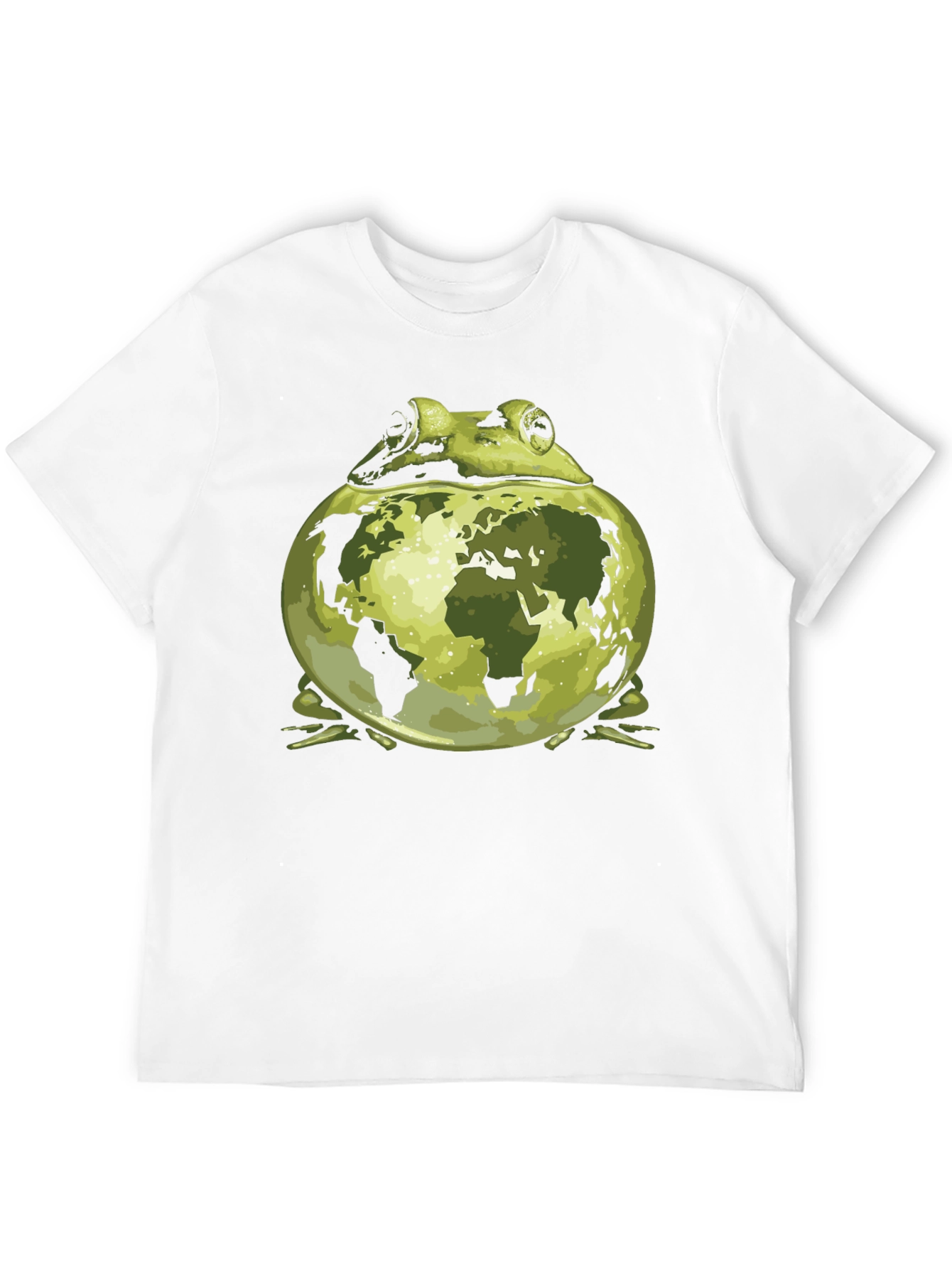 Earth Frog Graphic Tee - Save the Planet Style