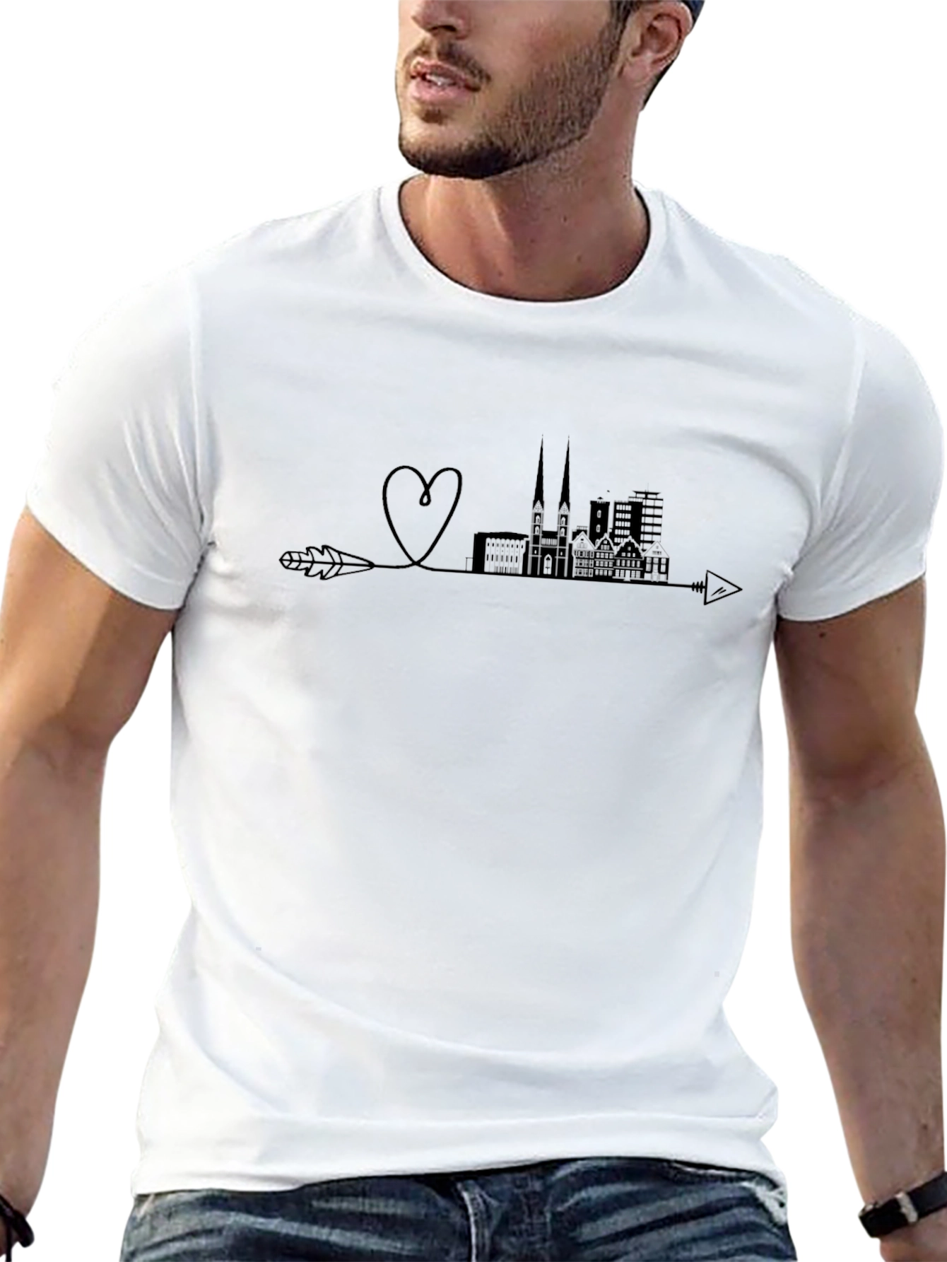 City Skyline Arrow T-Shirt