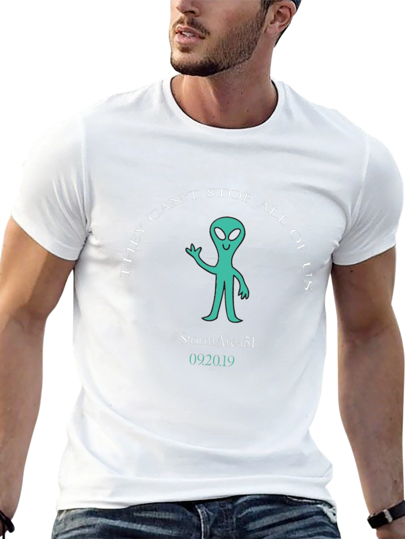 Storm Area 51 T-Shirt Alien Graphic Tee