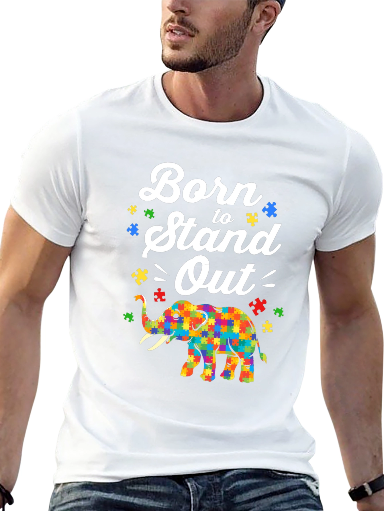 Born To Stand Out Autism Awareness T-Shirt