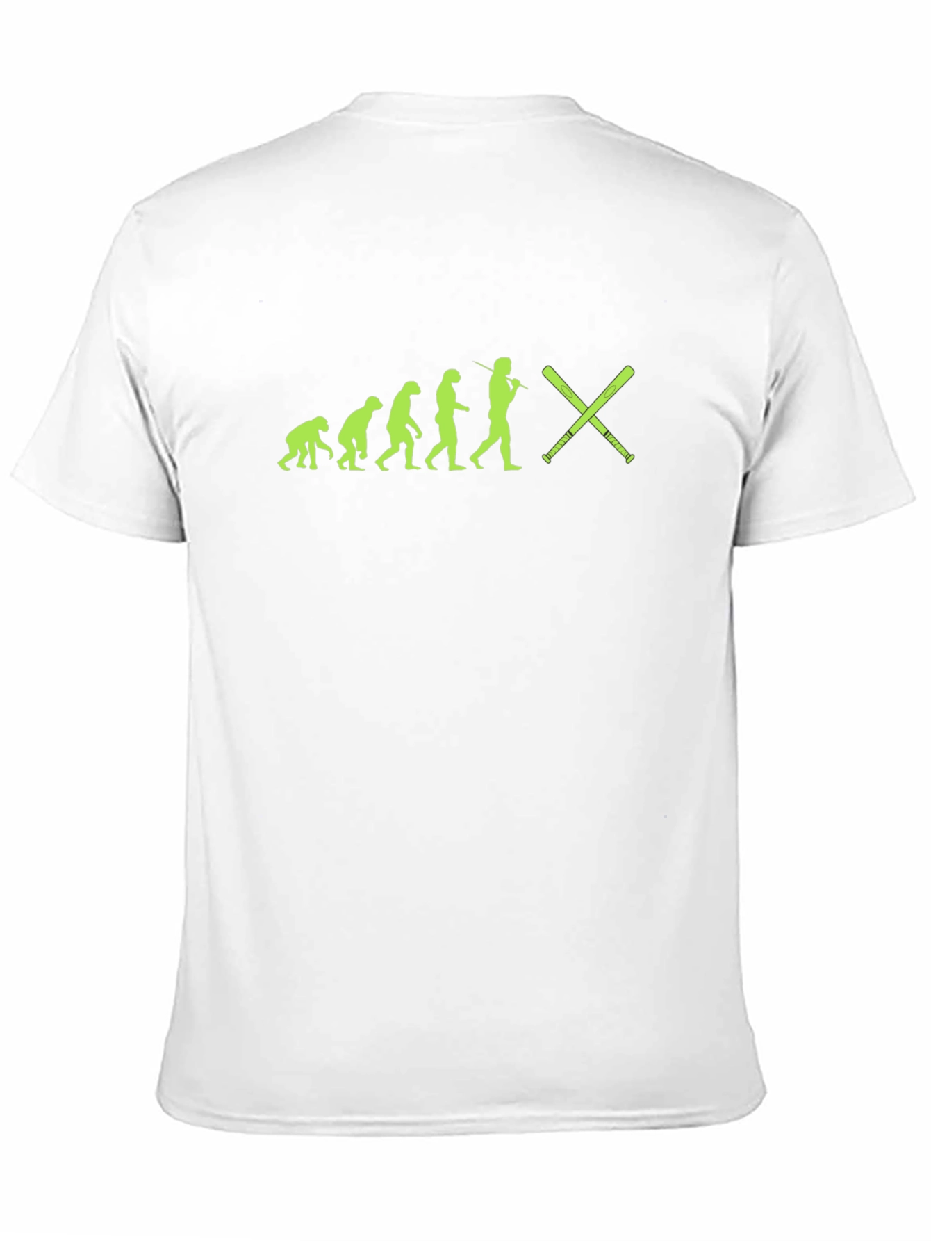Evolution of Baseball Black T-Shirt
