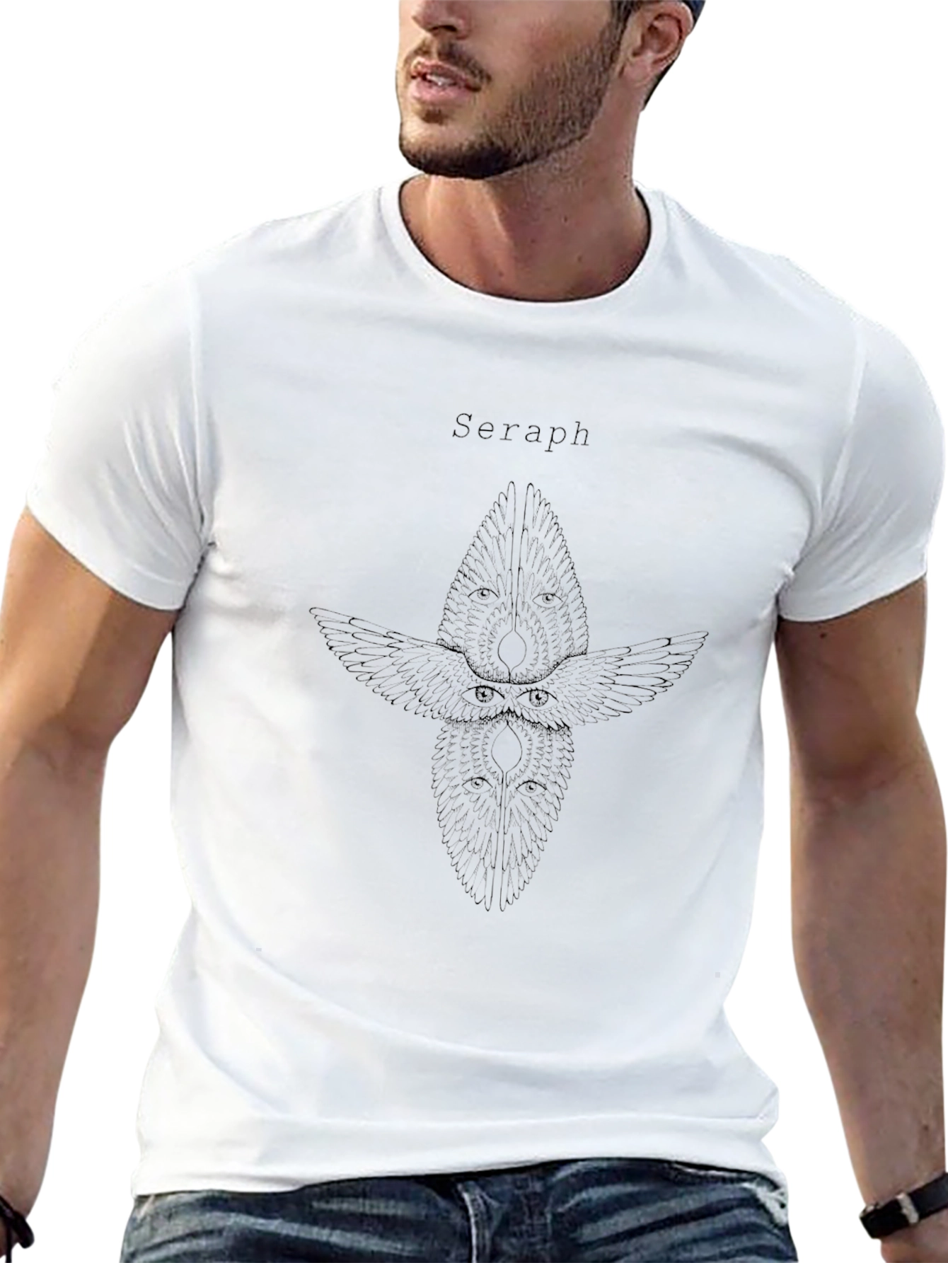 Seraph Angelic T-Shirt - Unique Design