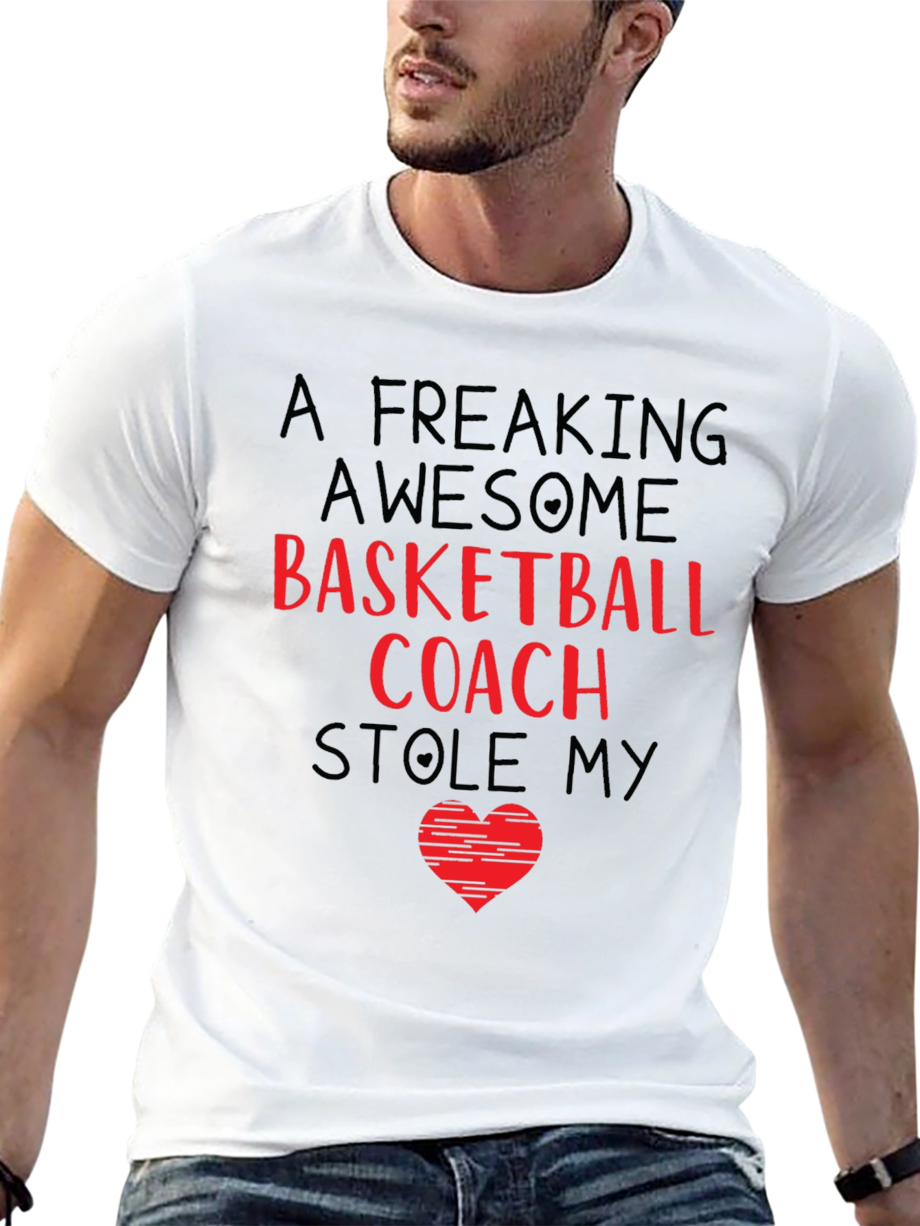Awesome Basketball Coach Graphic Tee