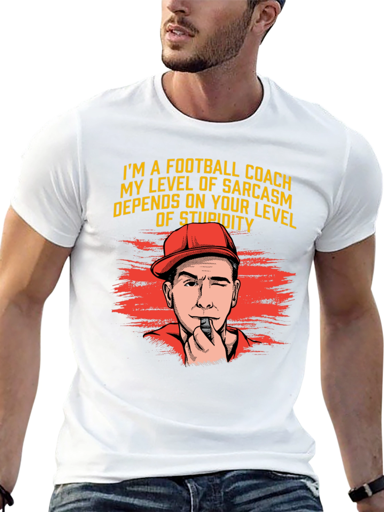 Sarcastic Football Coach Graphic Tee