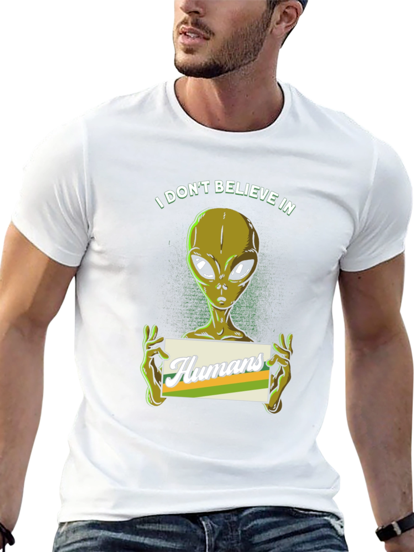 I Dont Believe in Humans Alien T-Shirt