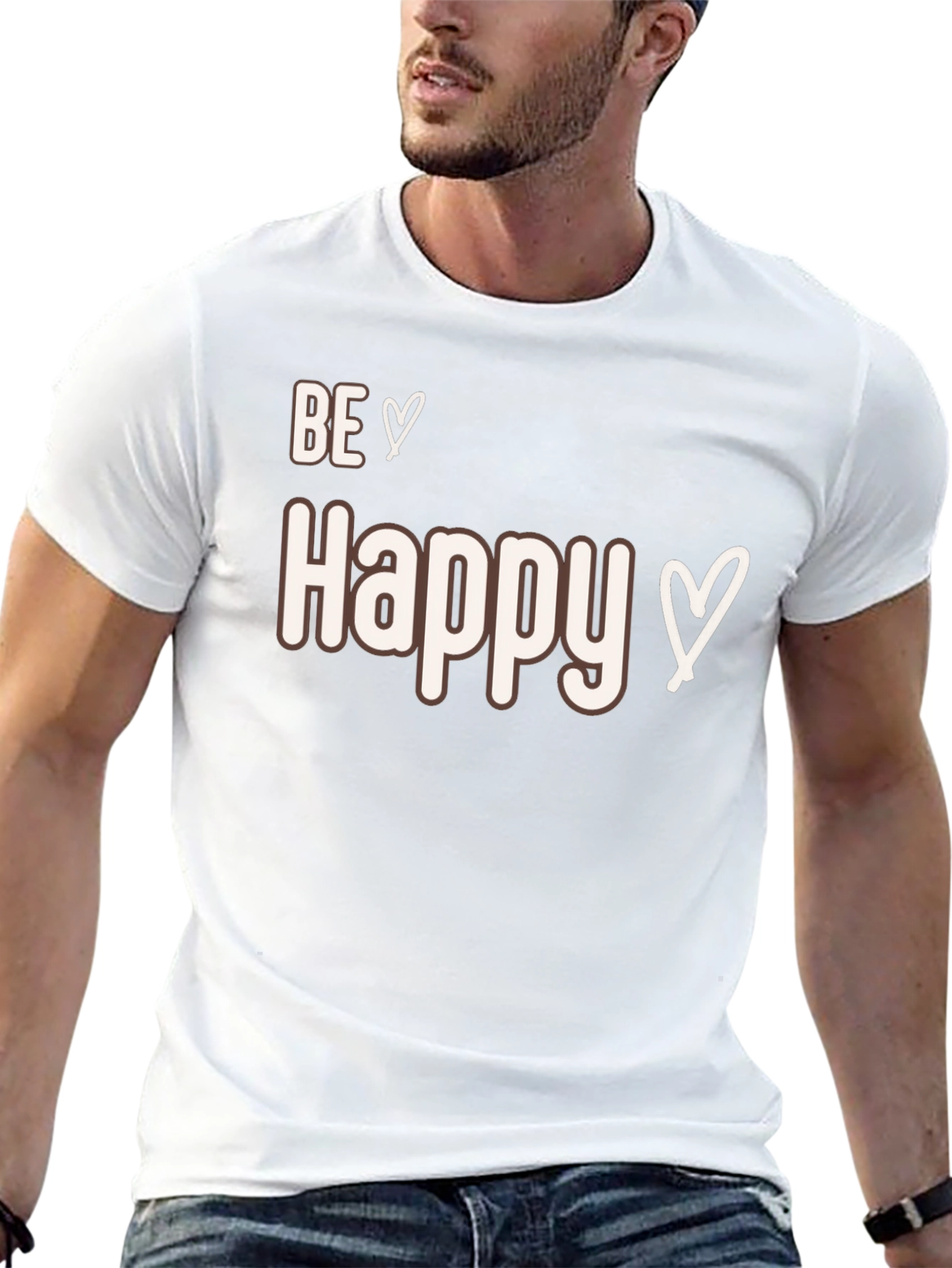Be Happy T-Shirt - Casual Comfort