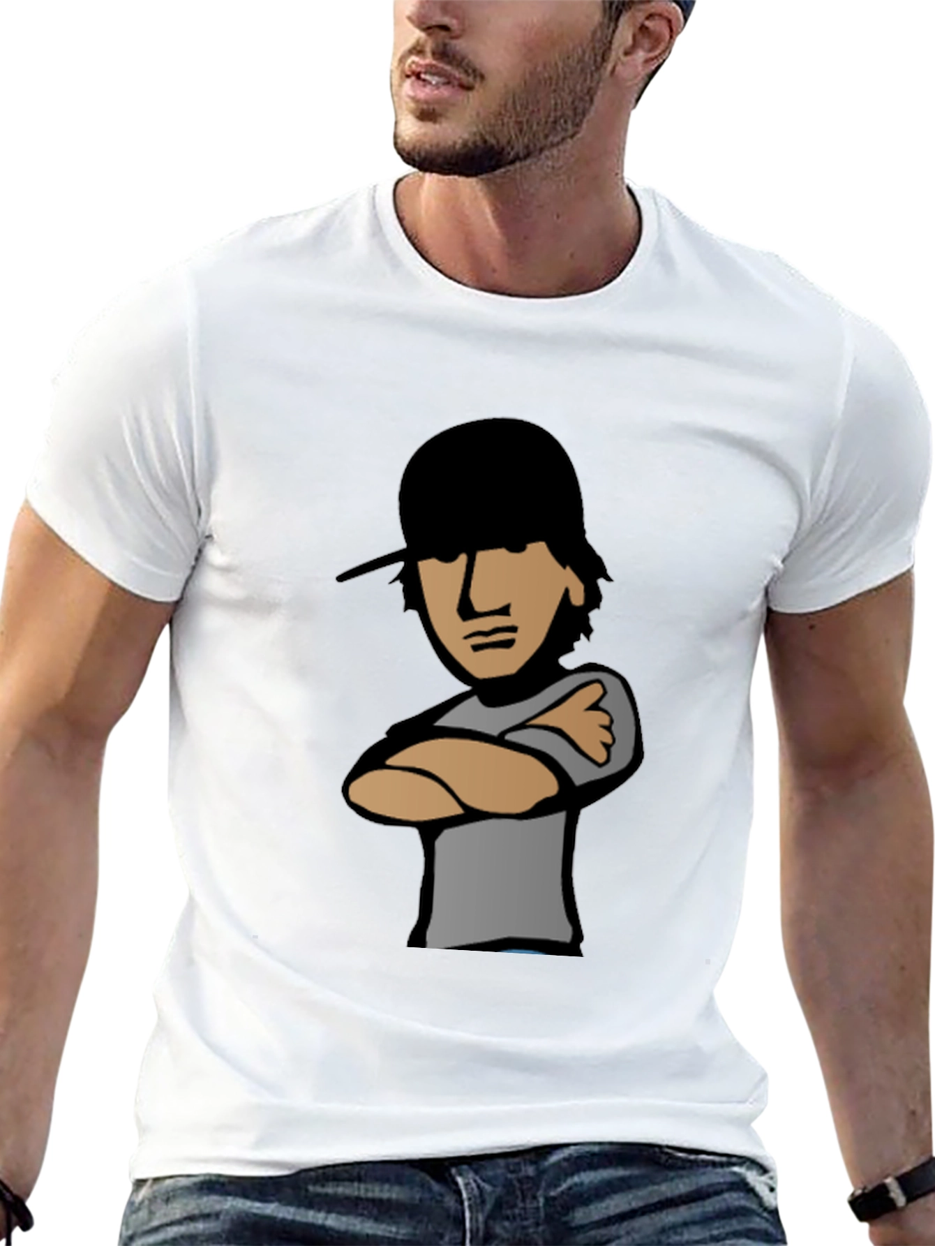 Cool Cartoon Character Graphic Tee