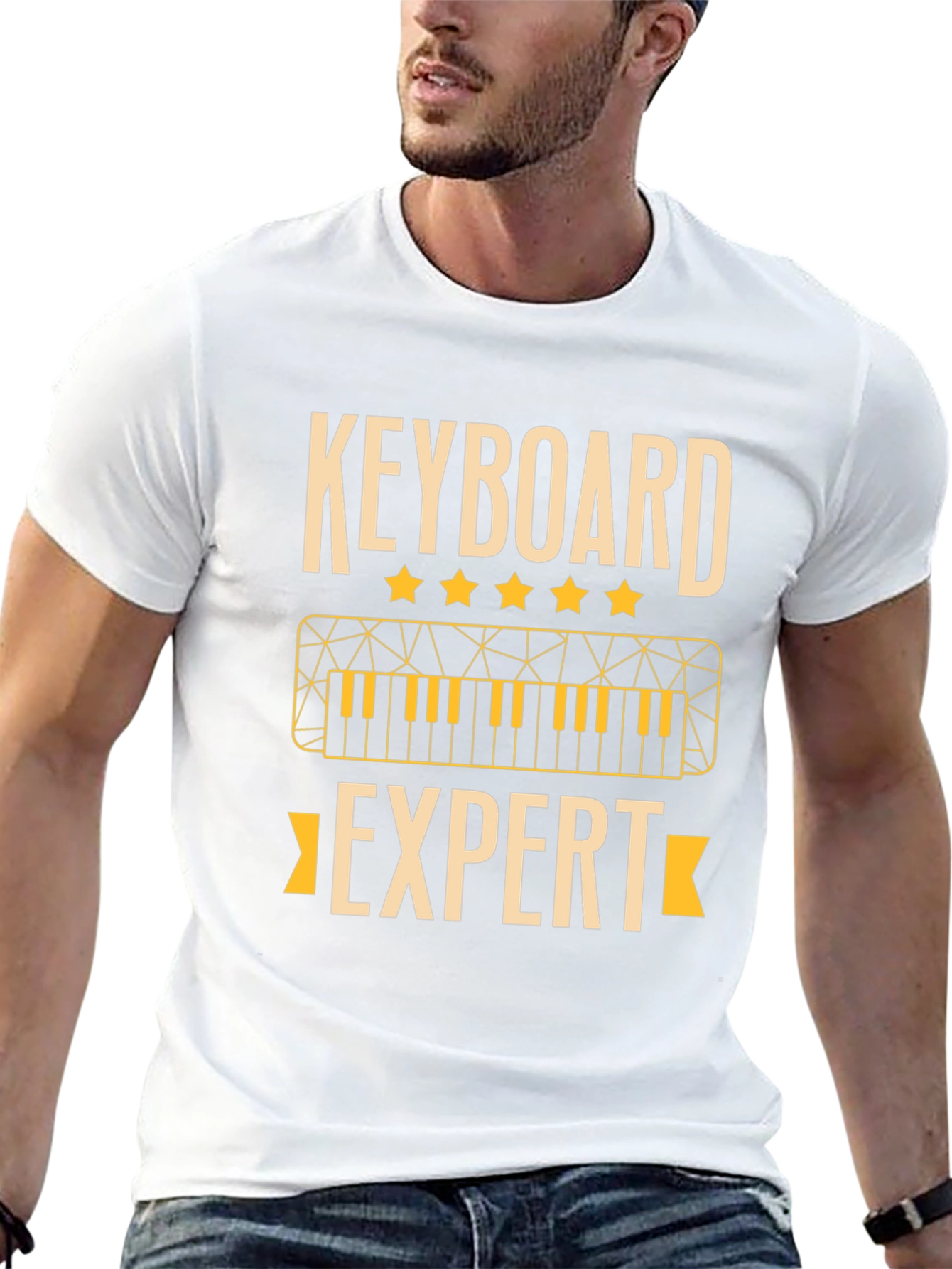 Keyboard Expert Graphic Tee - Musician T-Shirt