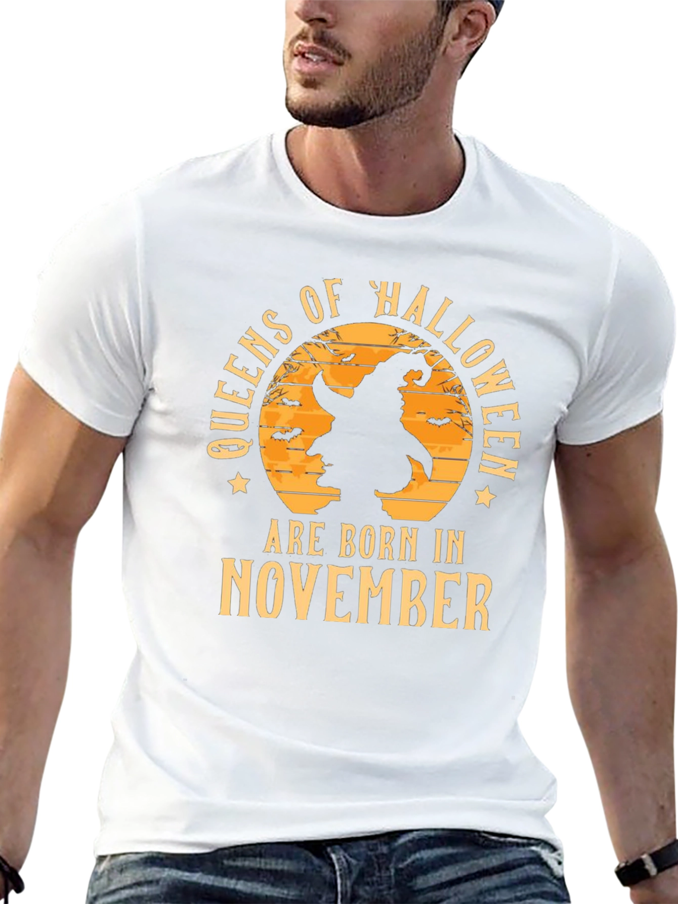 Queens of Halloween Born in November T-Shirt