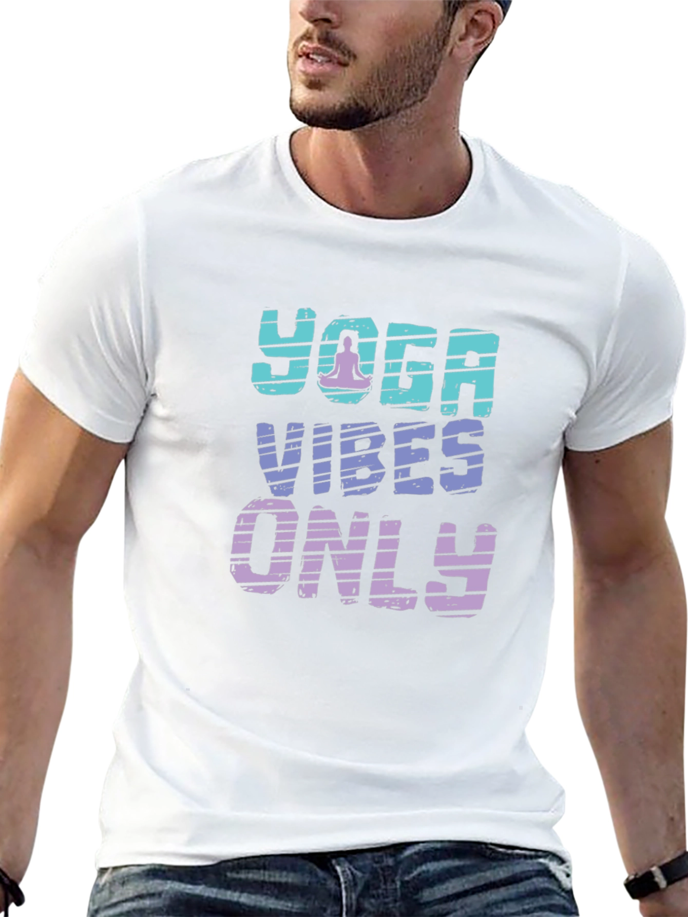 Yoga Vibes Only Graphic Tee - Unisex