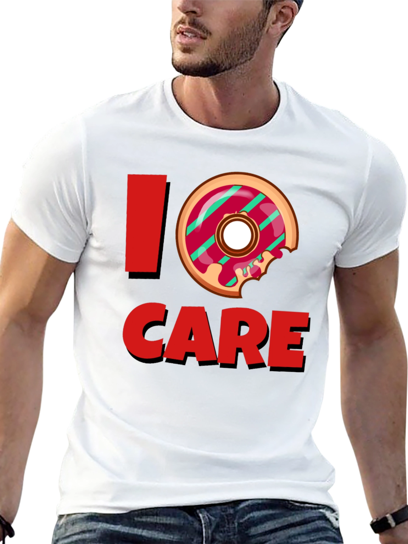 I Donut Care Graphic T-Shirt