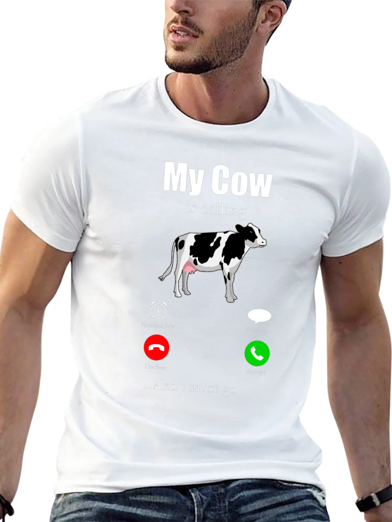 My Cow Is Calling Graphic T-Shirt