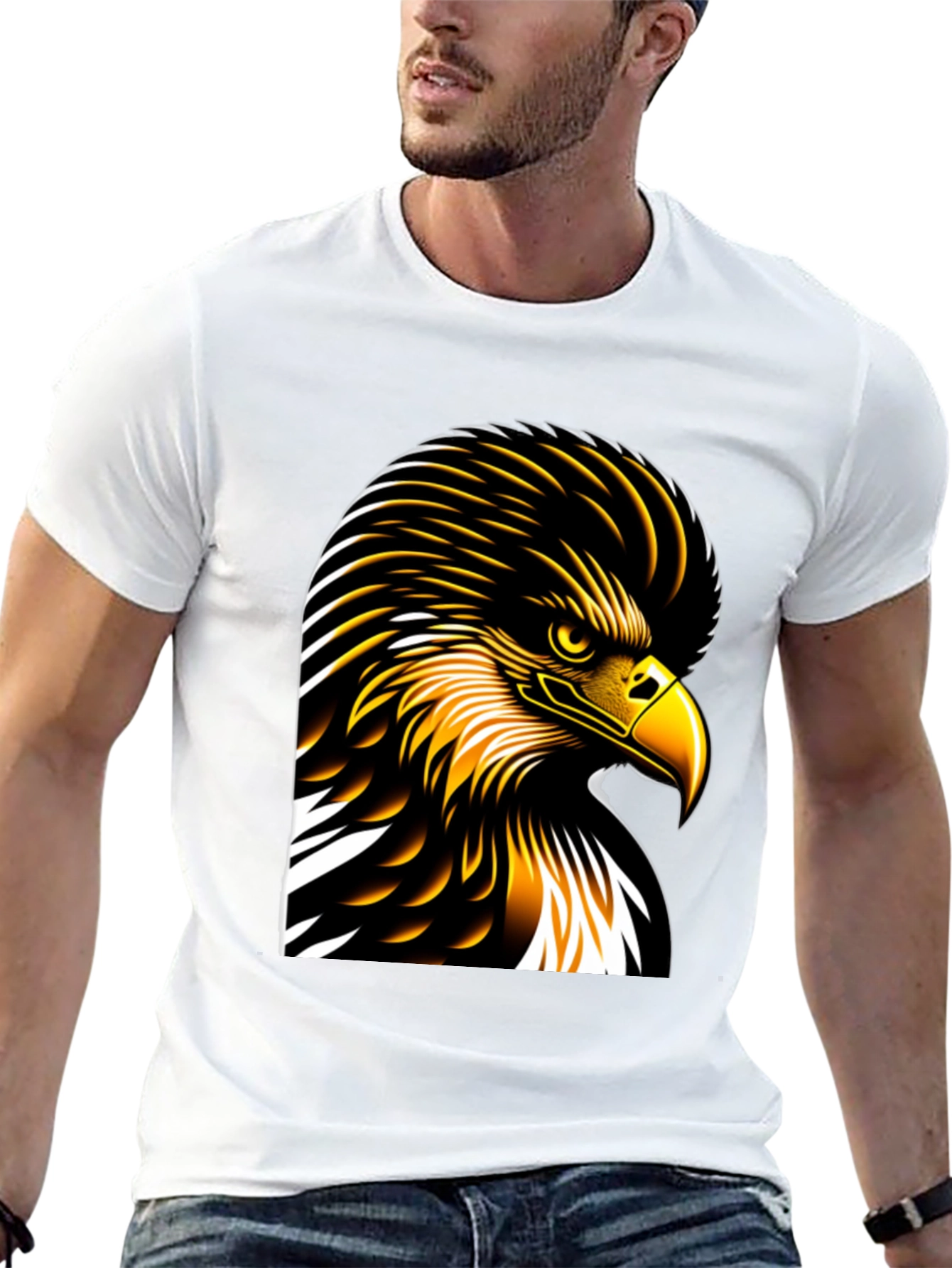 Eagle Graphic Tee - Bold Black Shirt
