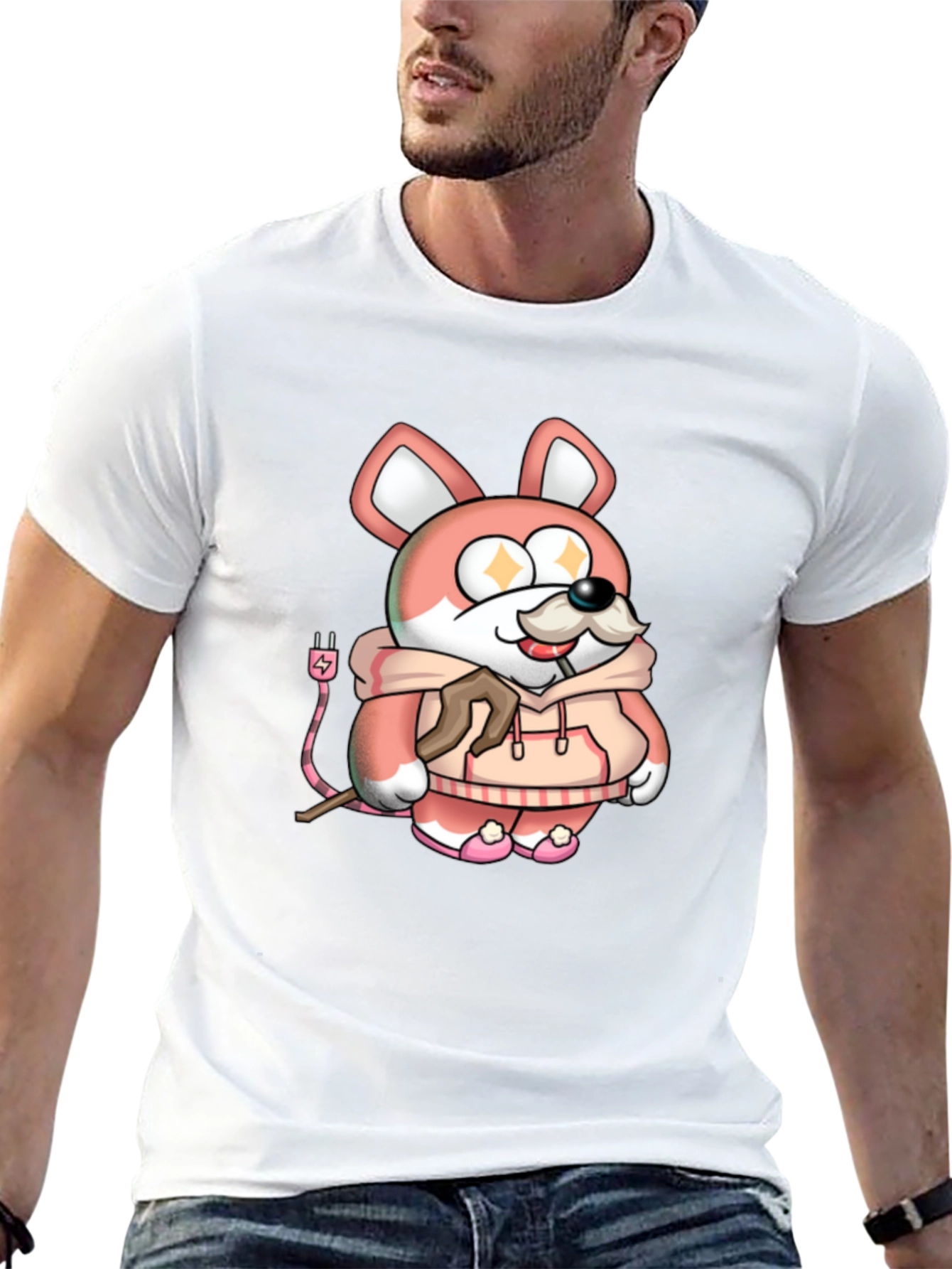 Cartoon Dog Graphic Tee