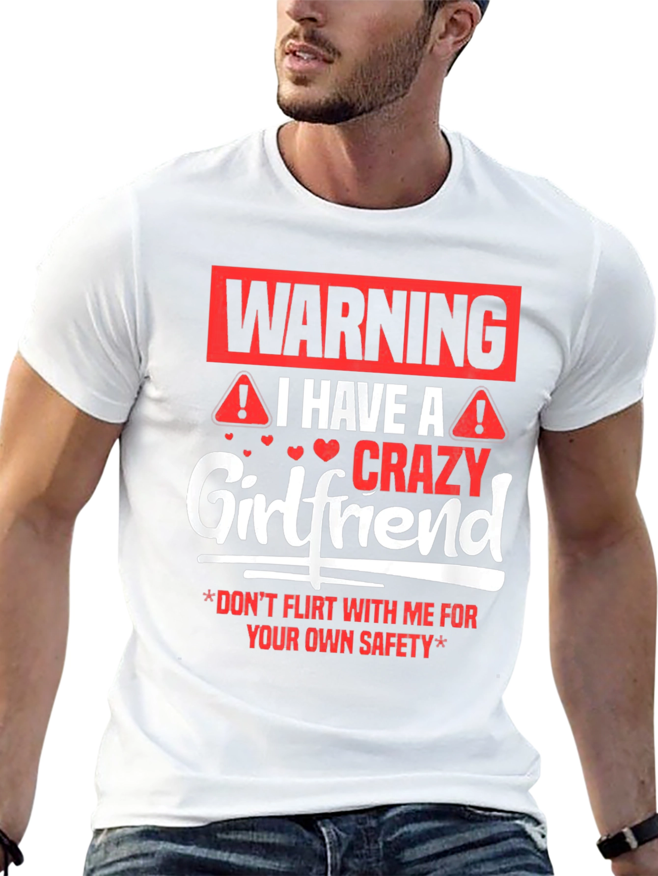 Warning Crazy Girlfriend Graphic Tee