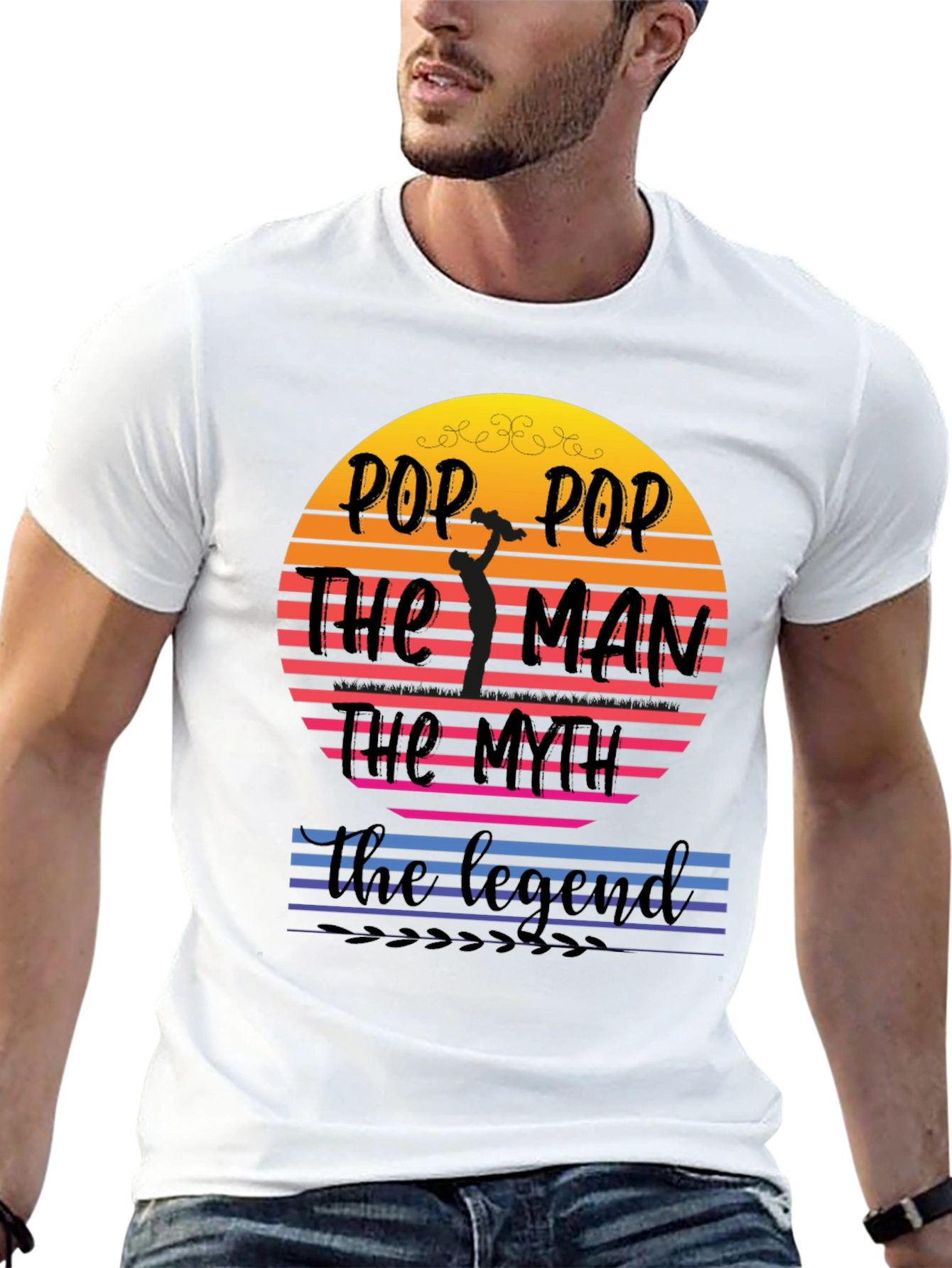 Pop Pop The Man T-Shirt