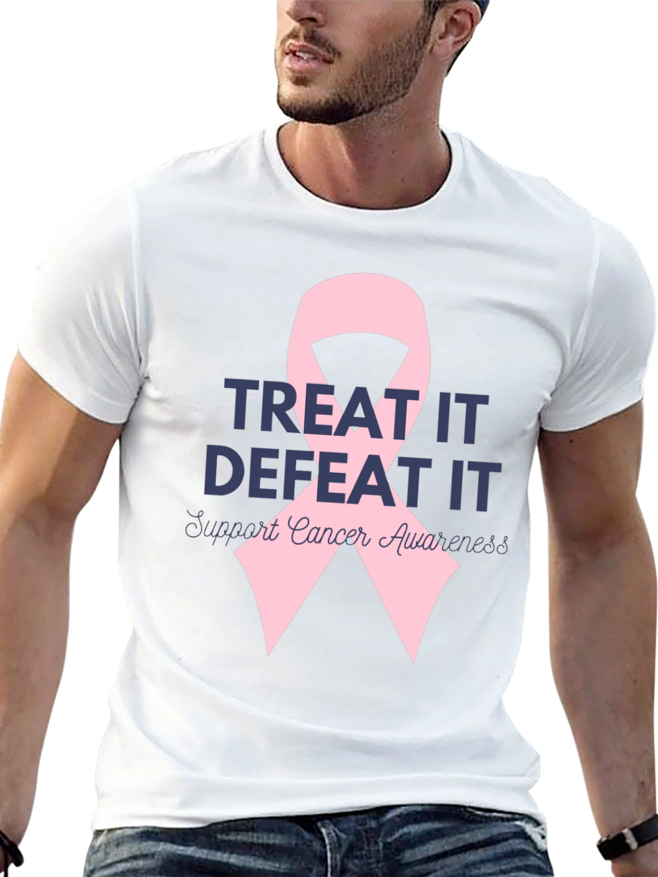 Treat It Defeat It Cancer Awareness T-Shirt