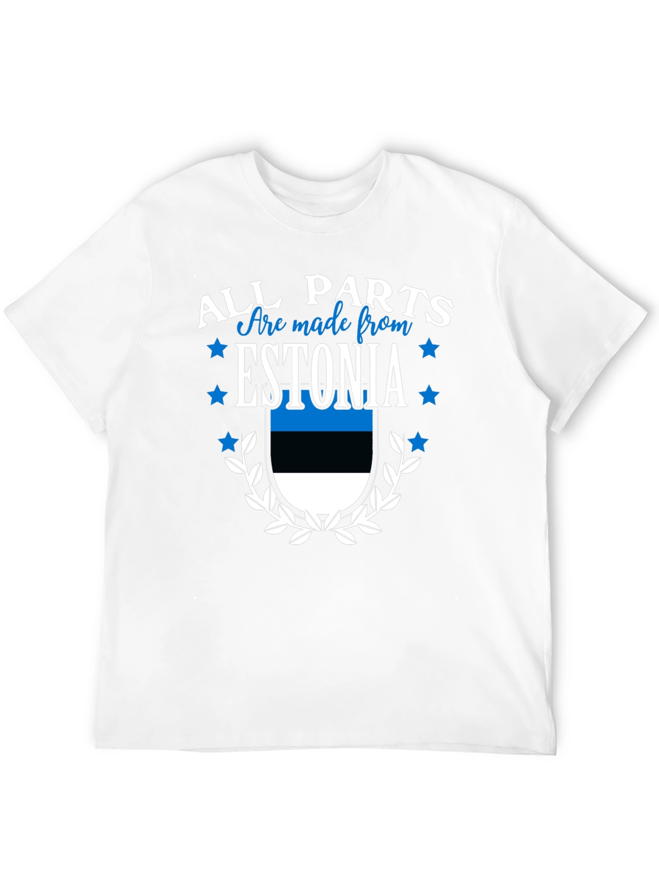 Estonia Pride T-Shirt: All Parts Made From Estonia