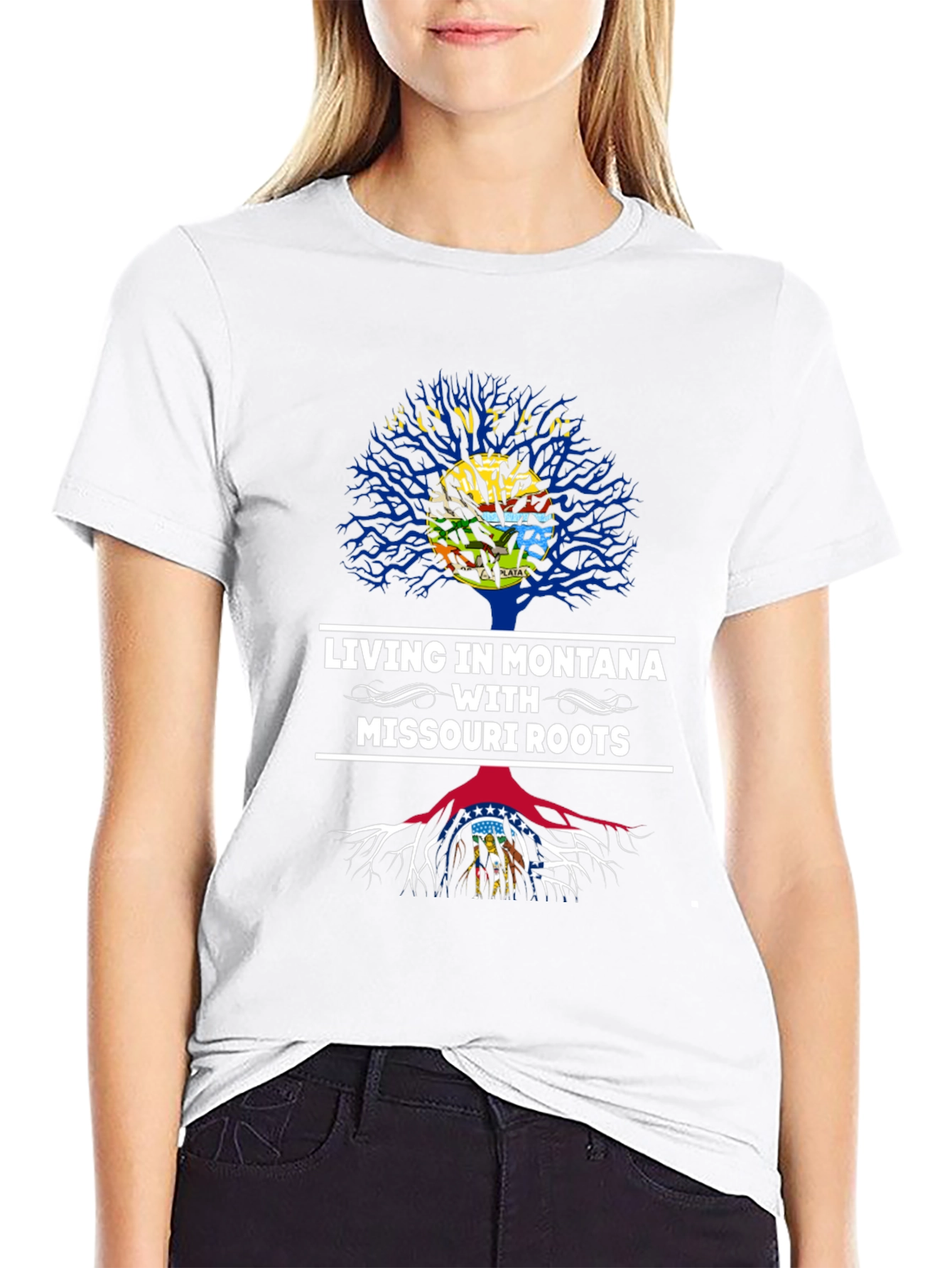 Montana Missouri Roots Graphic T-Shirt