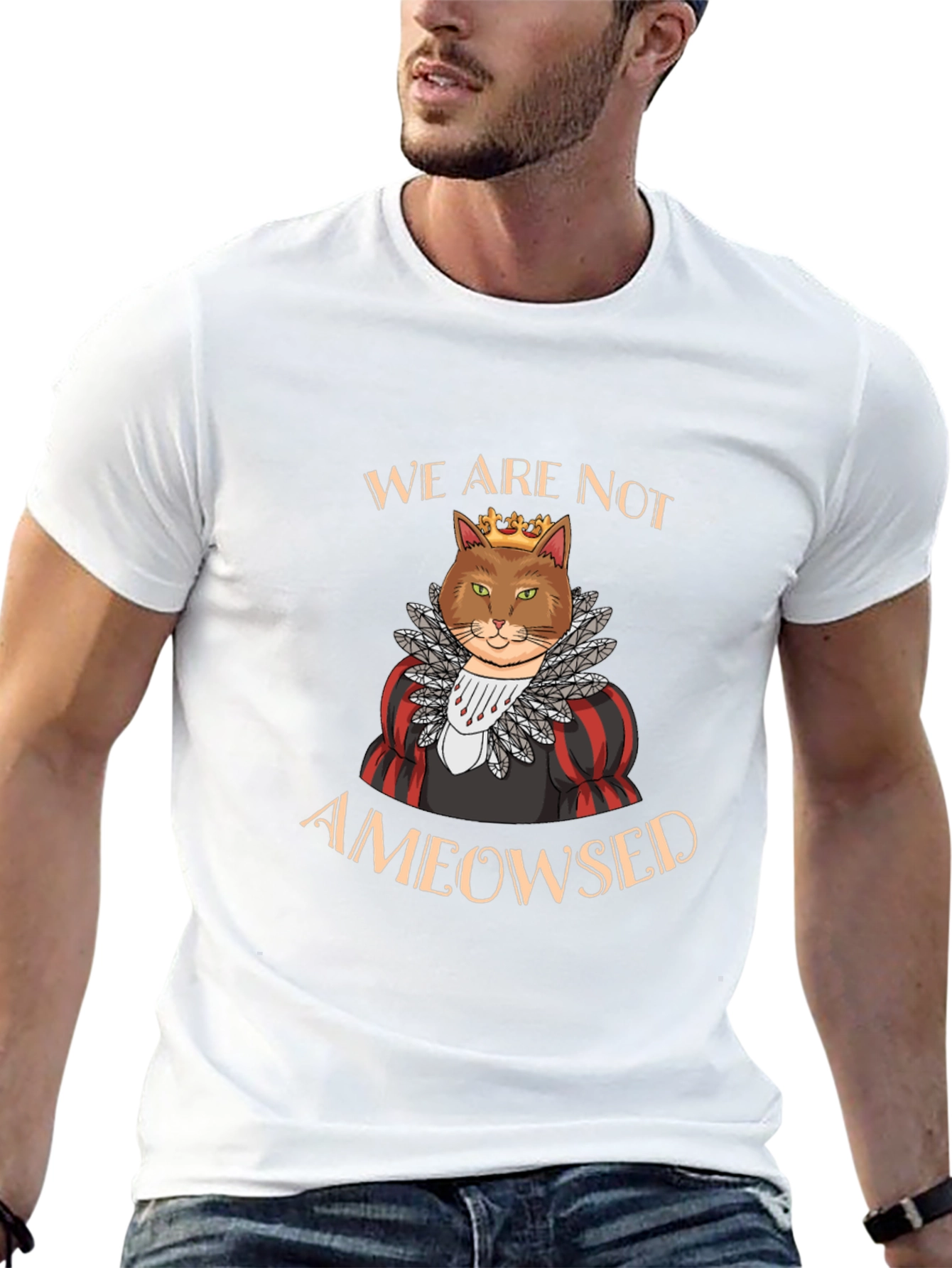 Ameowsed Cat King T-Shirt - Funny Sarcastic Tee